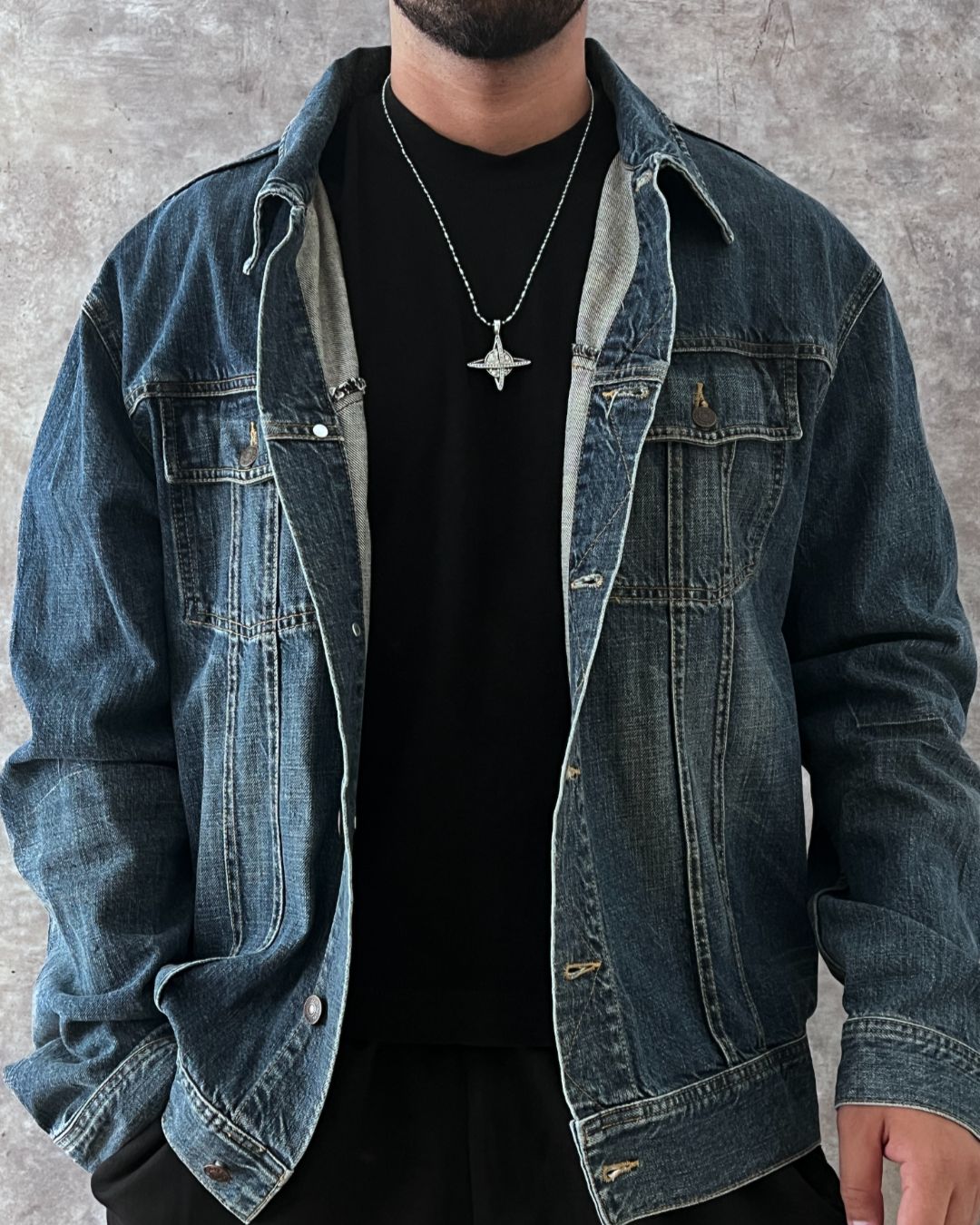 TOMMY H DENIM JACKET (L)