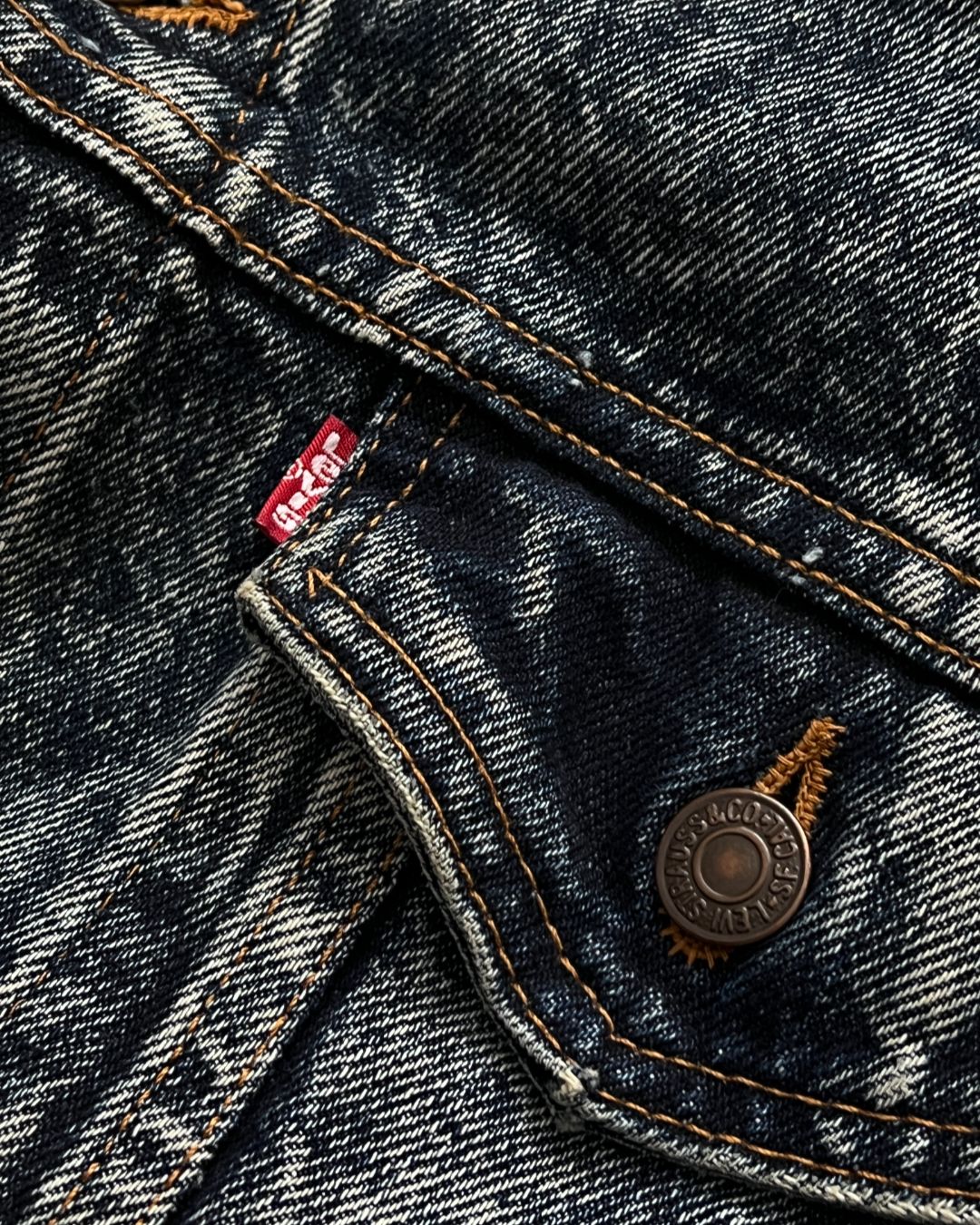 WASHED DENIM JACKET LEVI'S (L)