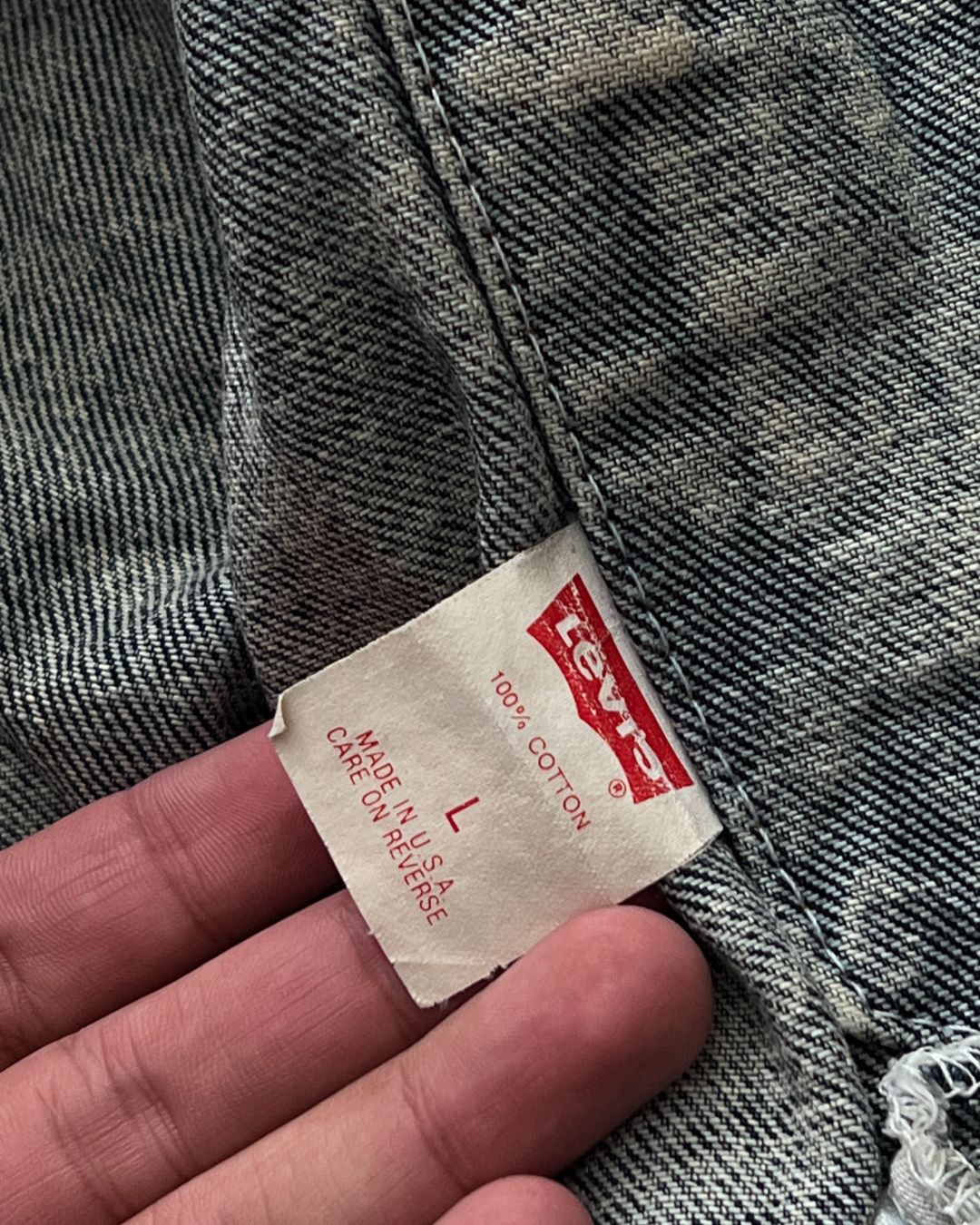 WASHED DENIM JACKET LEVI'S (L)