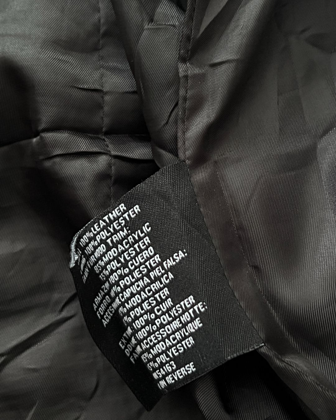 LEATHER JACKET (L/S)