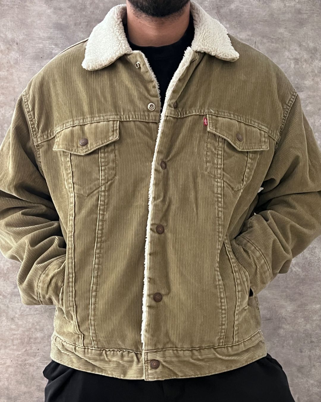 SHERPA TRUCKER JACKET LEVIS (L)