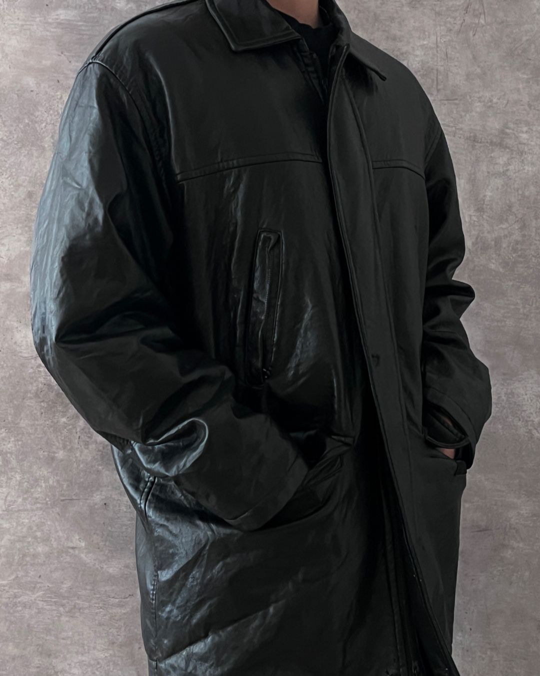 ITALIAN LEATHER JACKT (L)