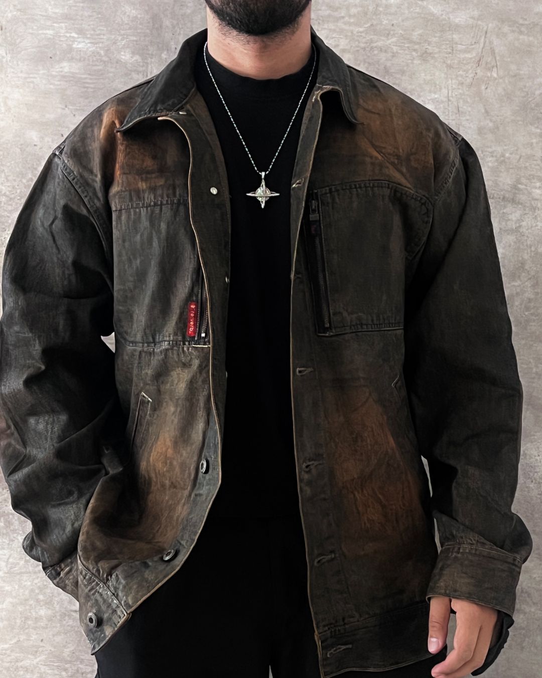 JACKET DISTRESSED (XL)