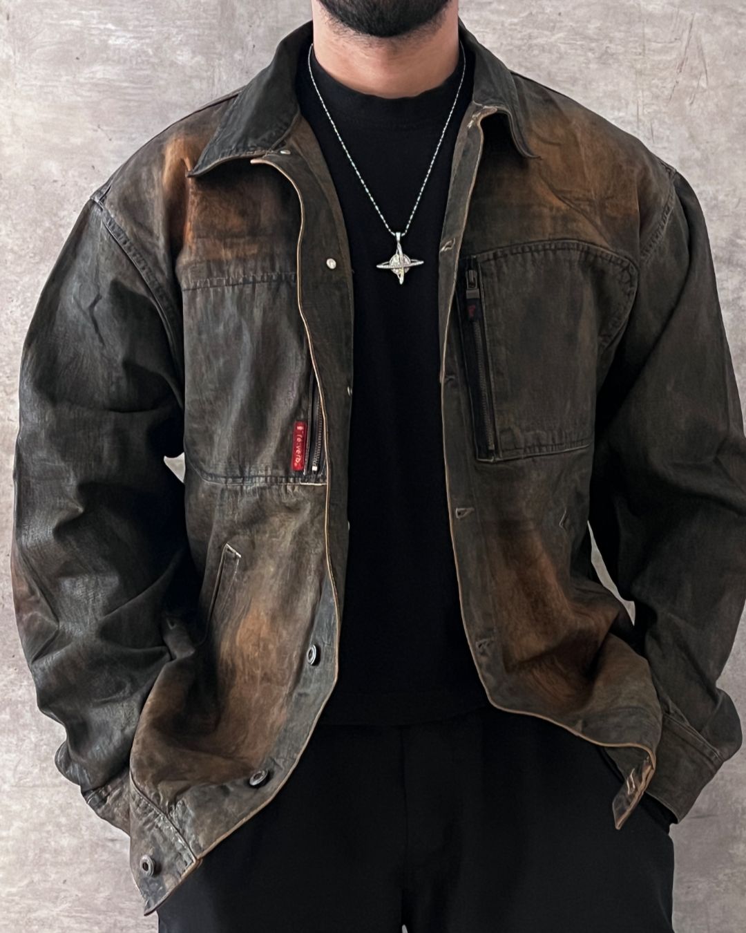 JACKET DISTRESSED (XL)
