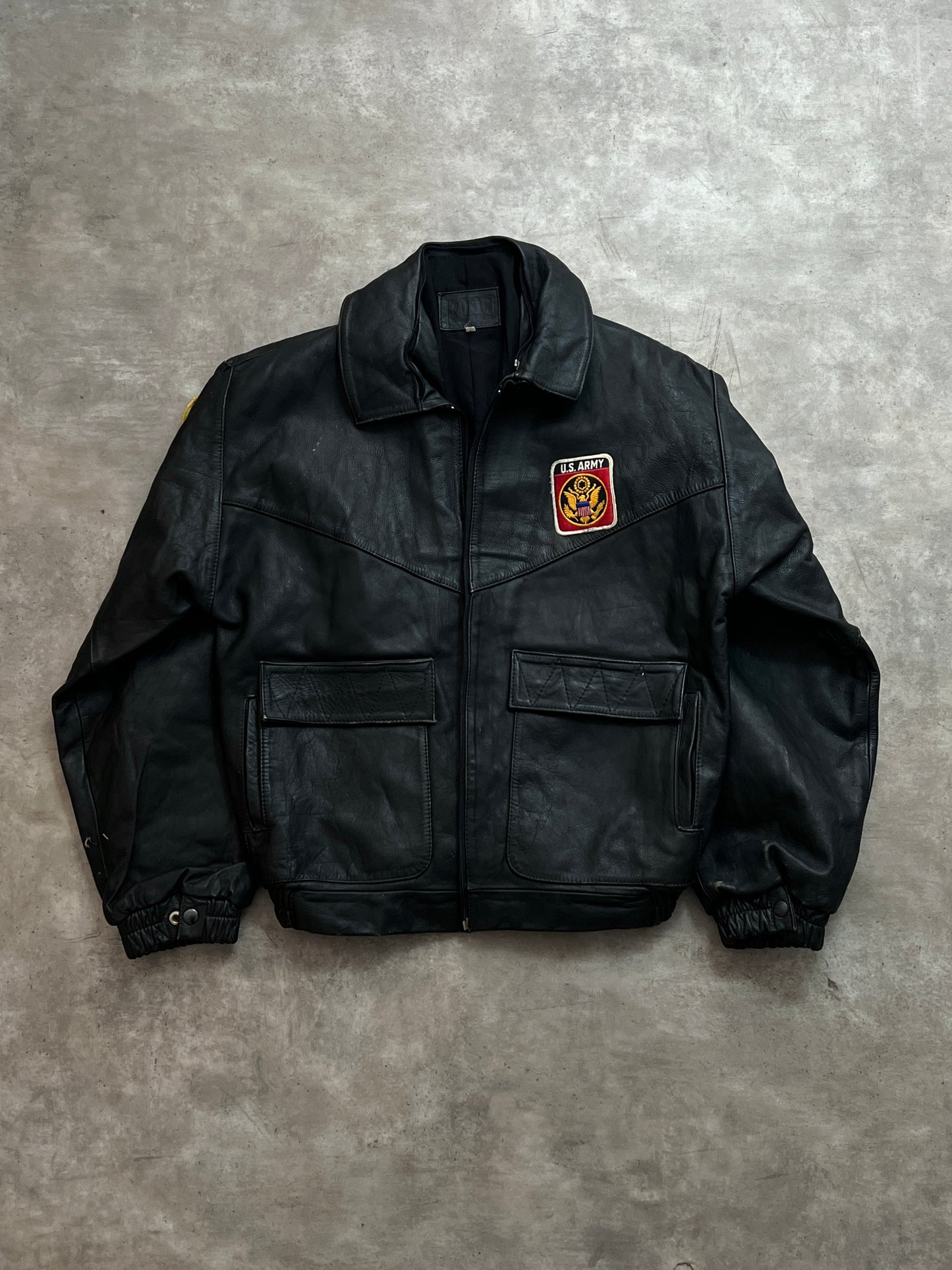 Vintage Leather Jacket (L)