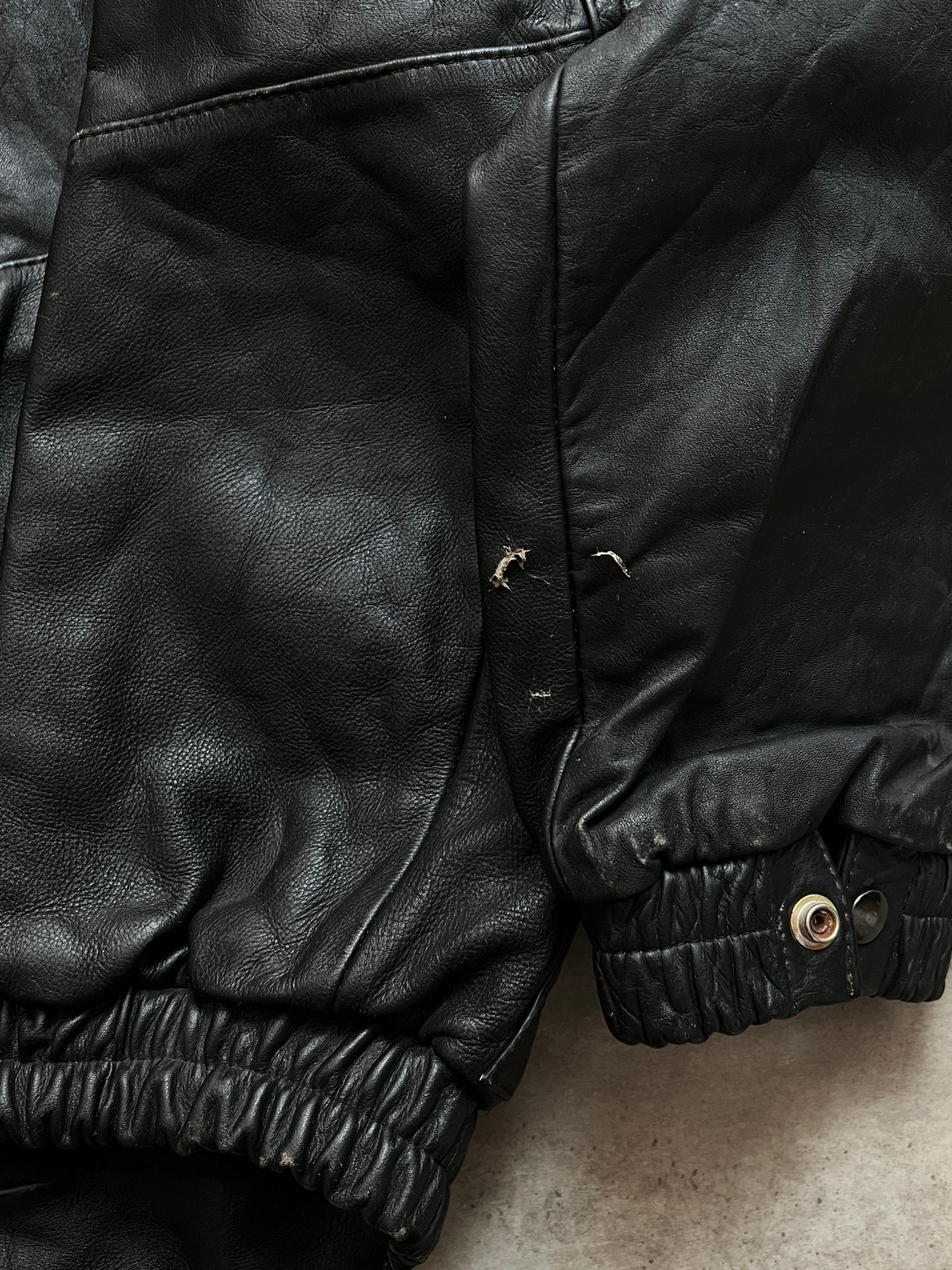 Vintage Leather Jacket (L)