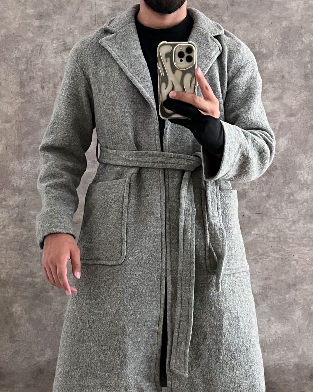 WOOL COAT (S/M)