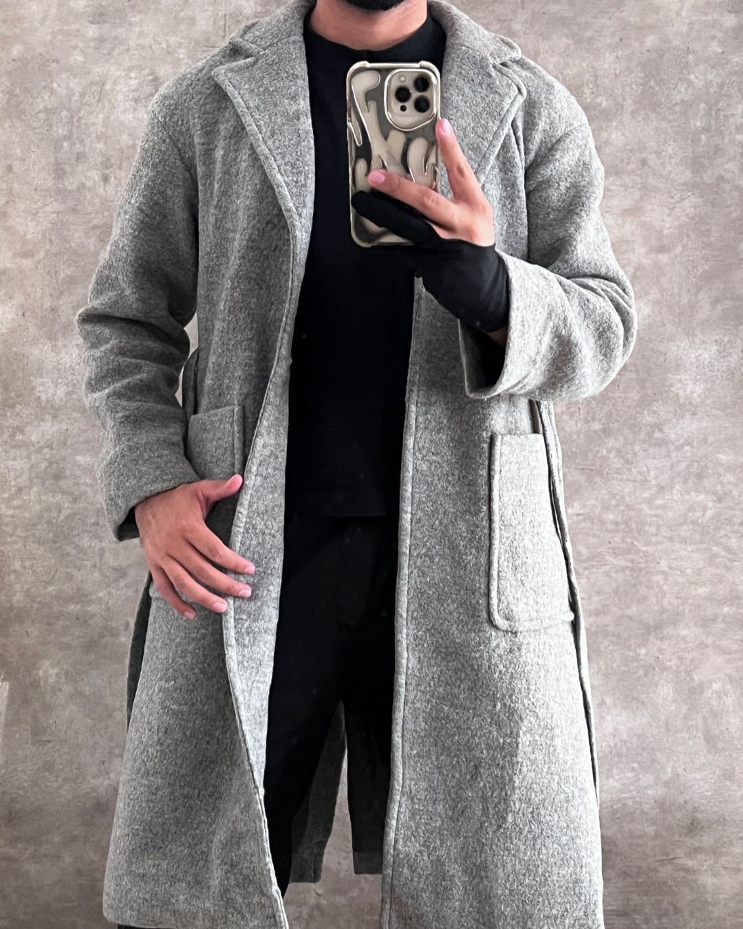 WOOL COAT (S/M)