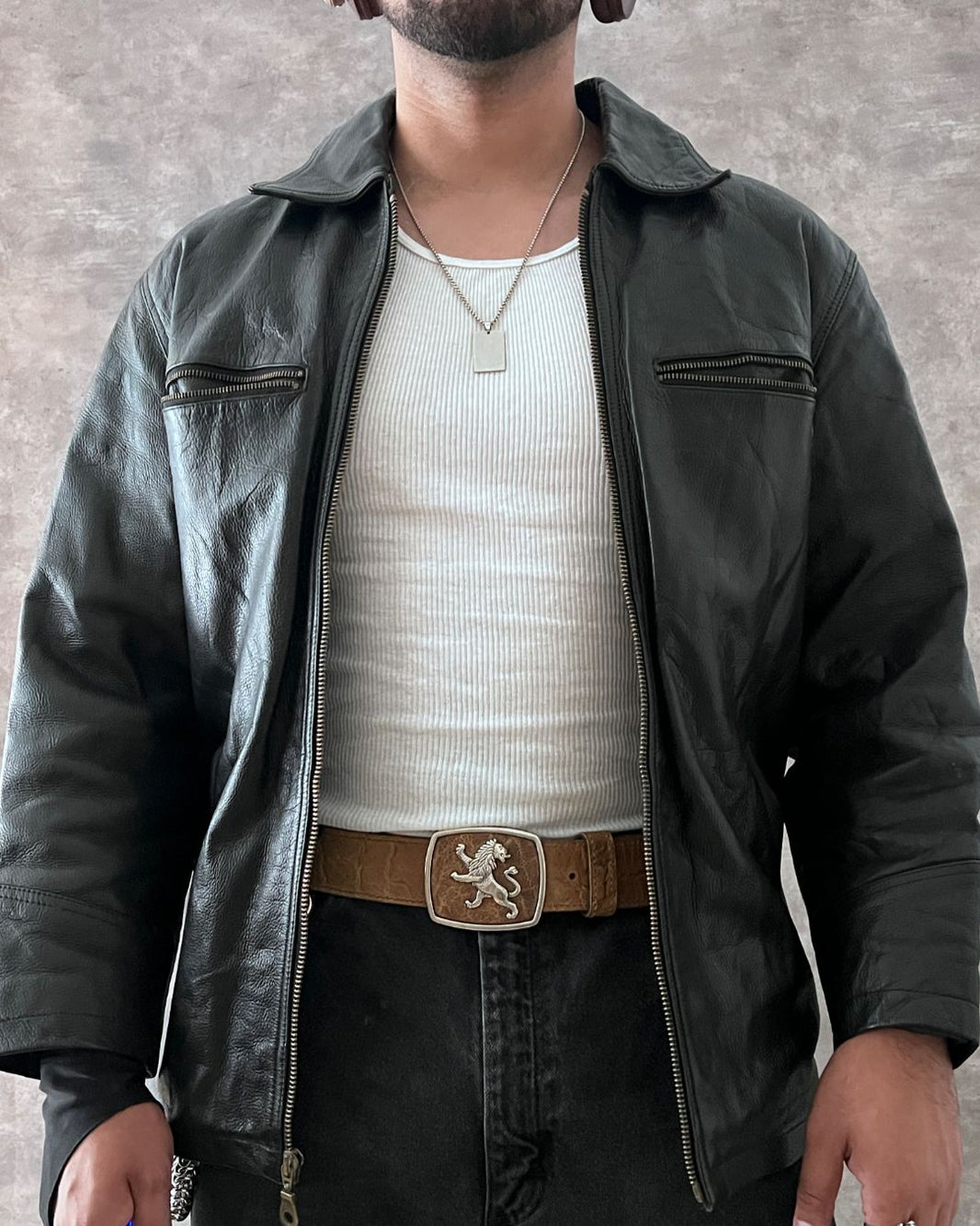 COWBOY LEATHER JACKET (S)