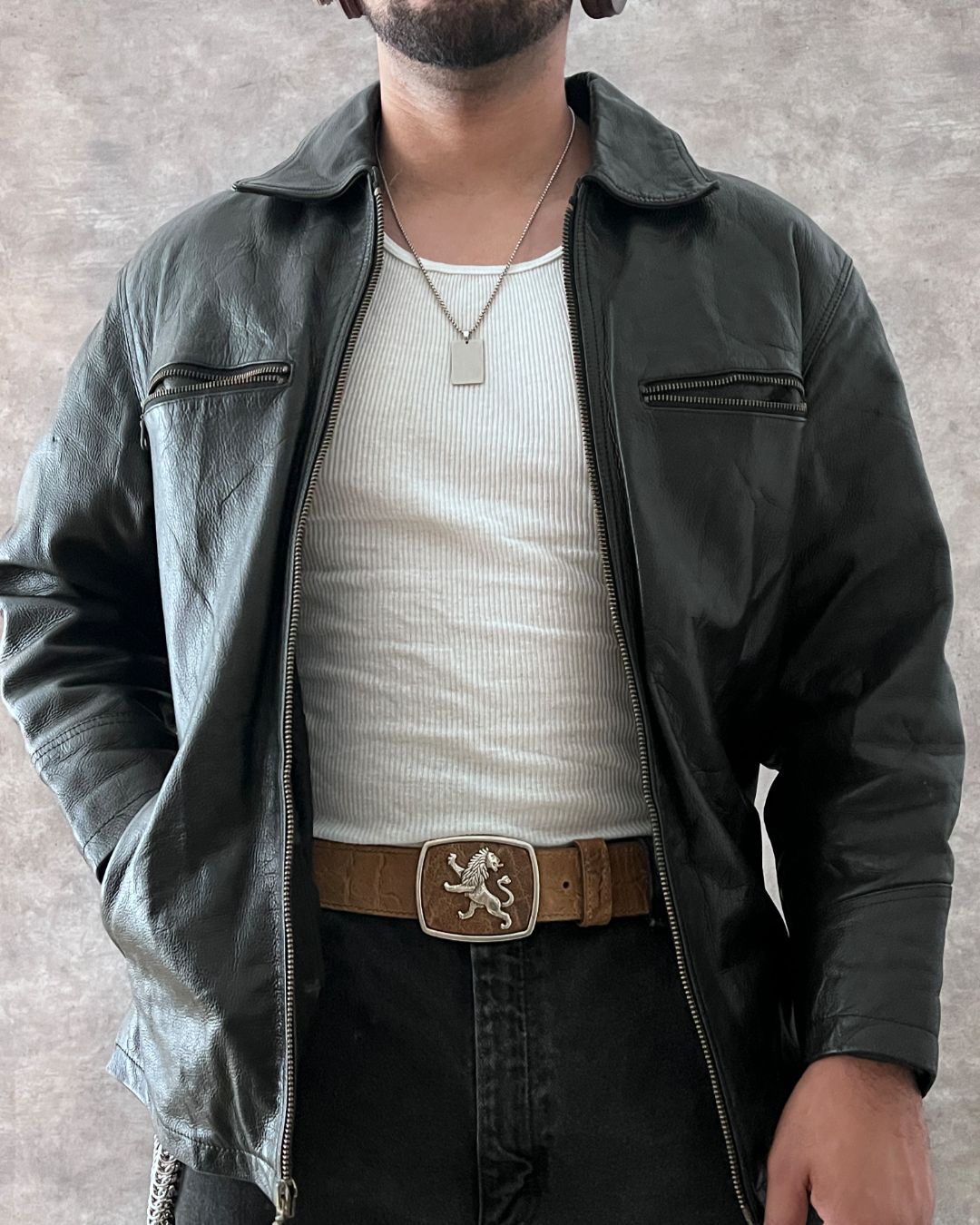 COWBOY LEATHER JACKET (S)