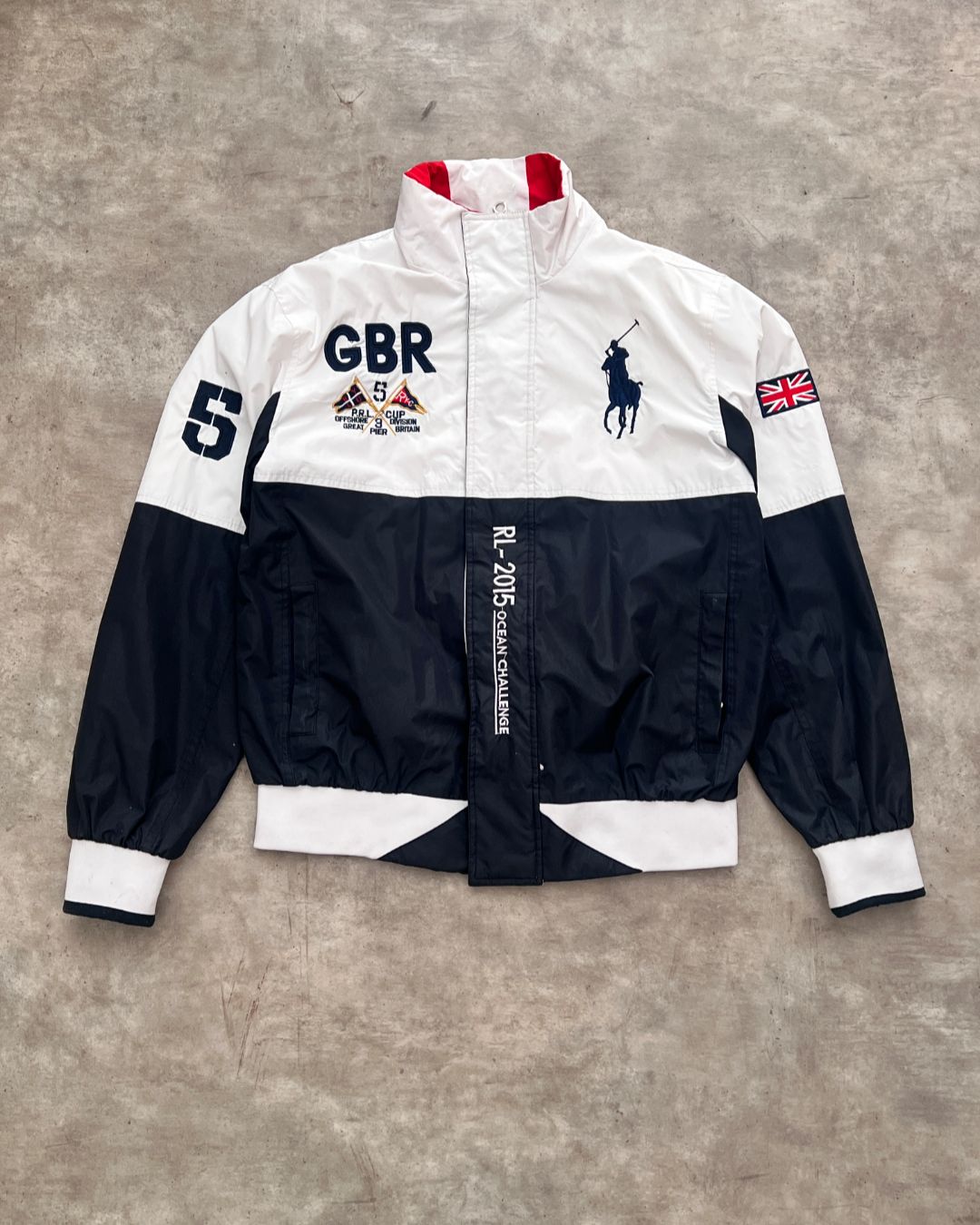 NAUTICAL POLO JACKET (L)