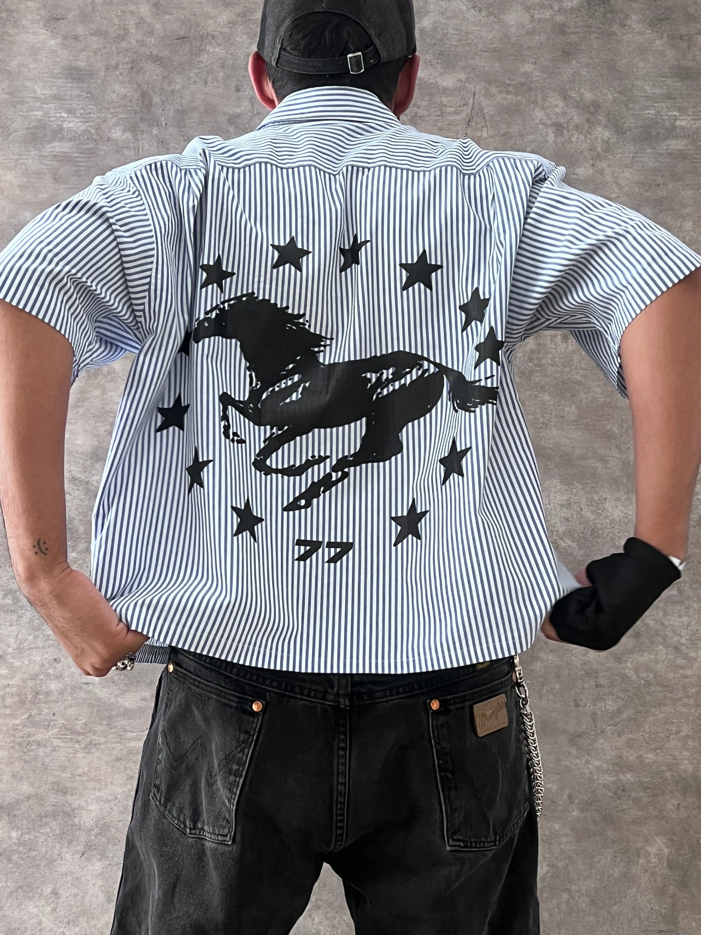 ASTRAL HORSE CROPPED SHIRT #01 - 77 ORIGINALS (M)