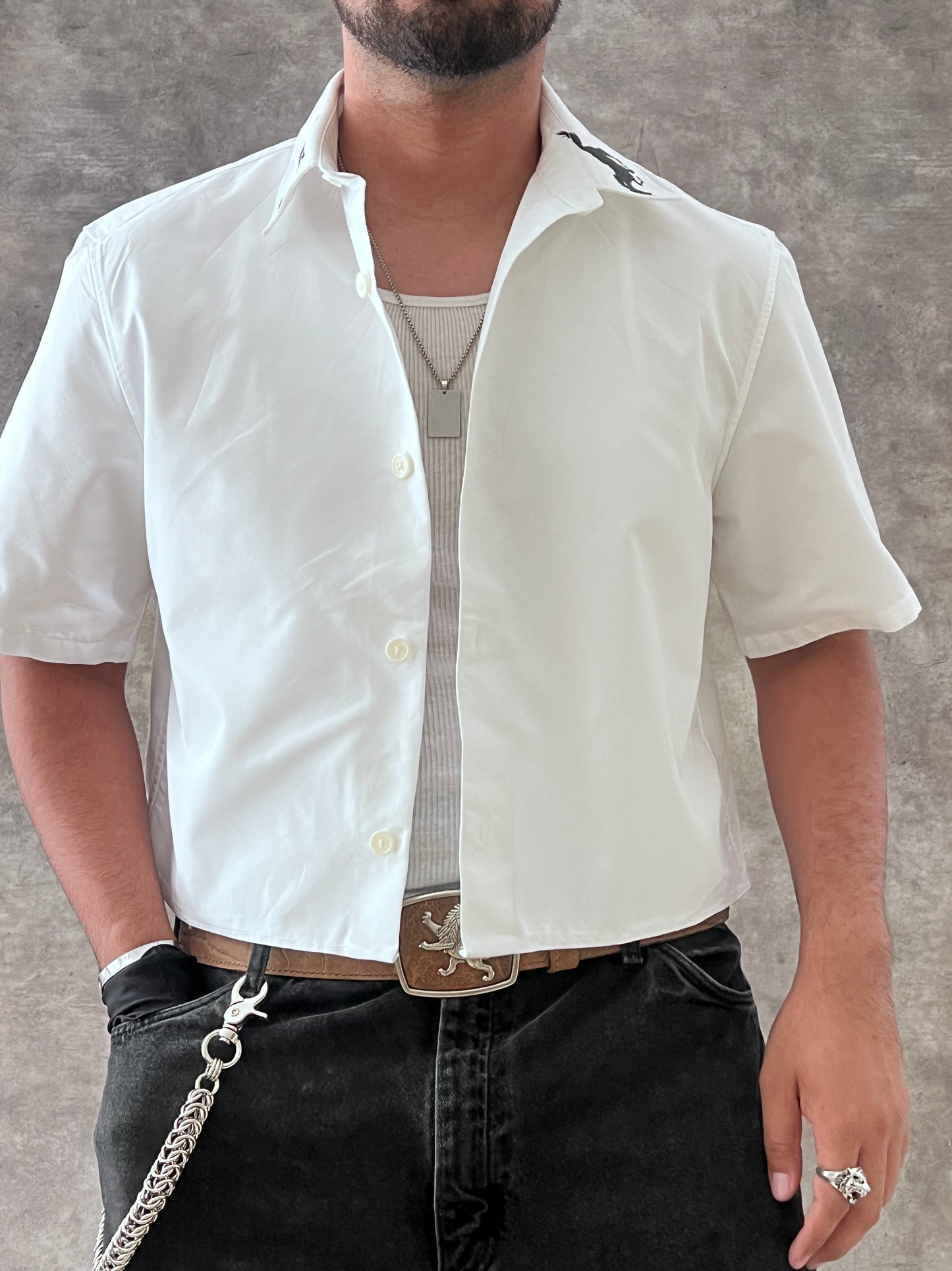 ASTRAL HORSE CROPPED SHIRT #02 - 77 ORIGINALS (S)