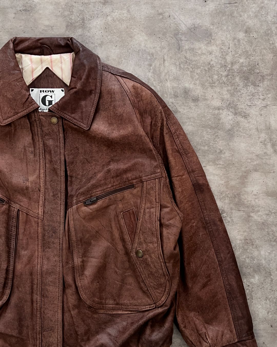 COWBOY KOREAN LEATHER JACKT (S)