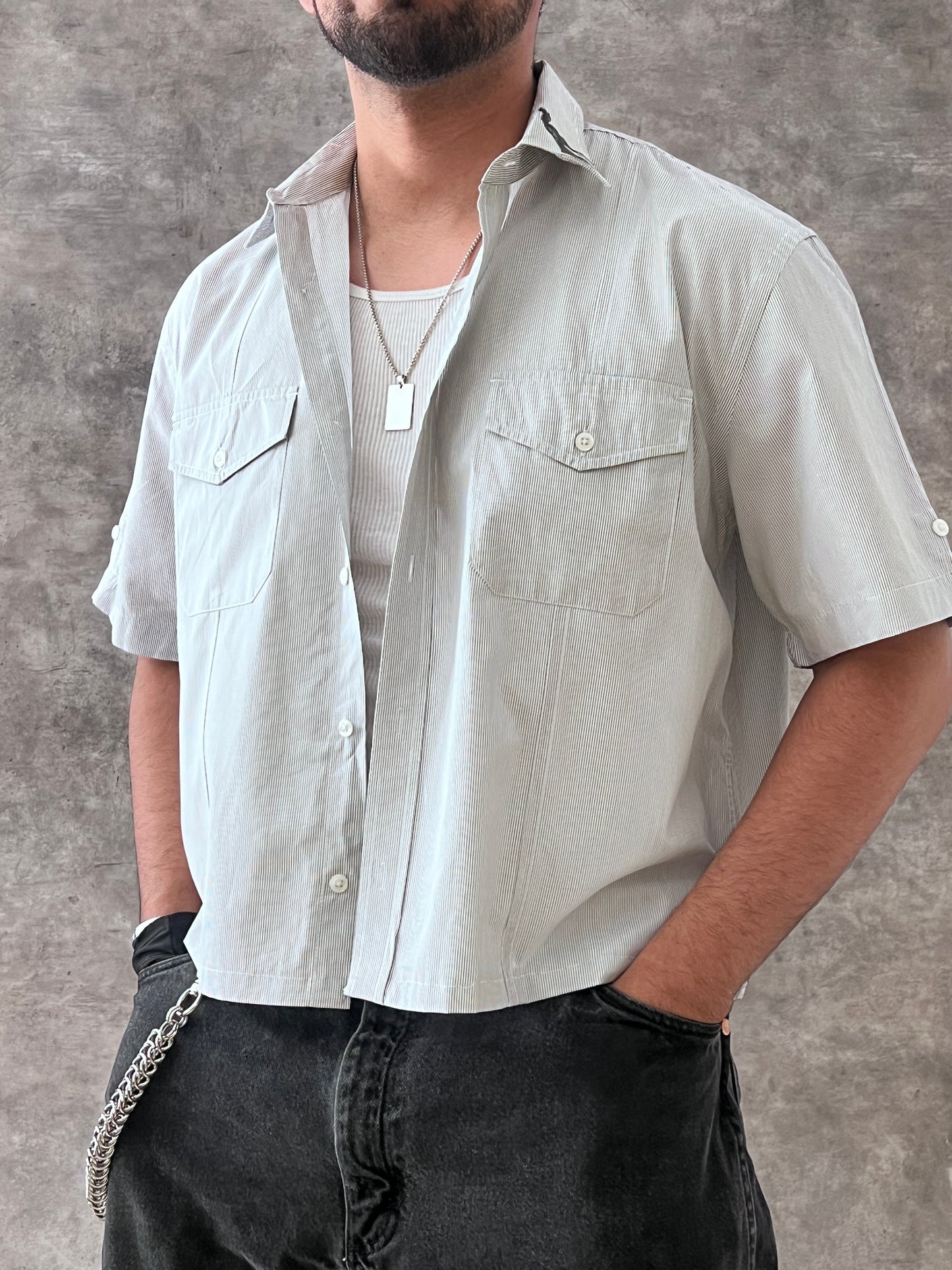 ASTRAL HORSE CROPPED SHIRT #05 - 77 ORIGINALS (L)