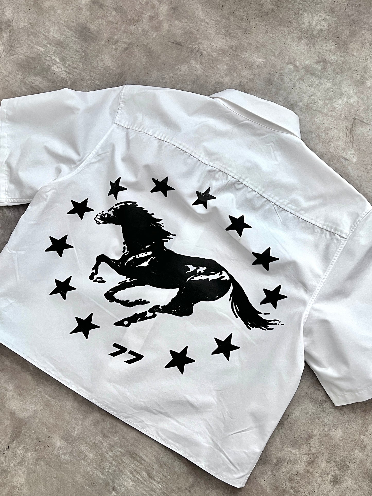 ASTRAL HORSE CROPPED SHIRT #02 - 77 ORIGINALS (S)