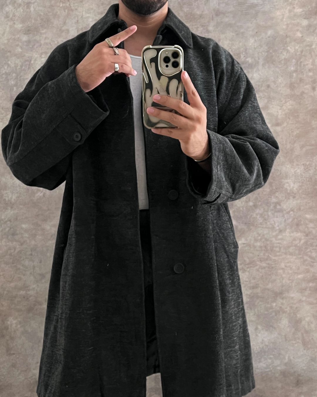 EUROPEAN WOOL COAT (2XL)