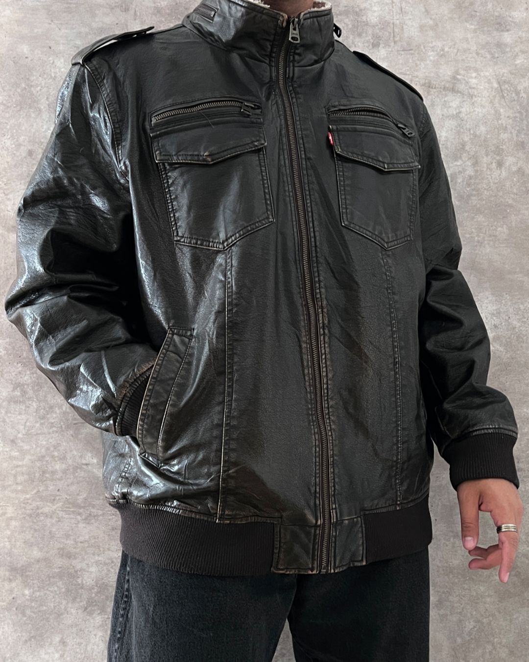 LEATHER JACKET LEVI'S (2XL)