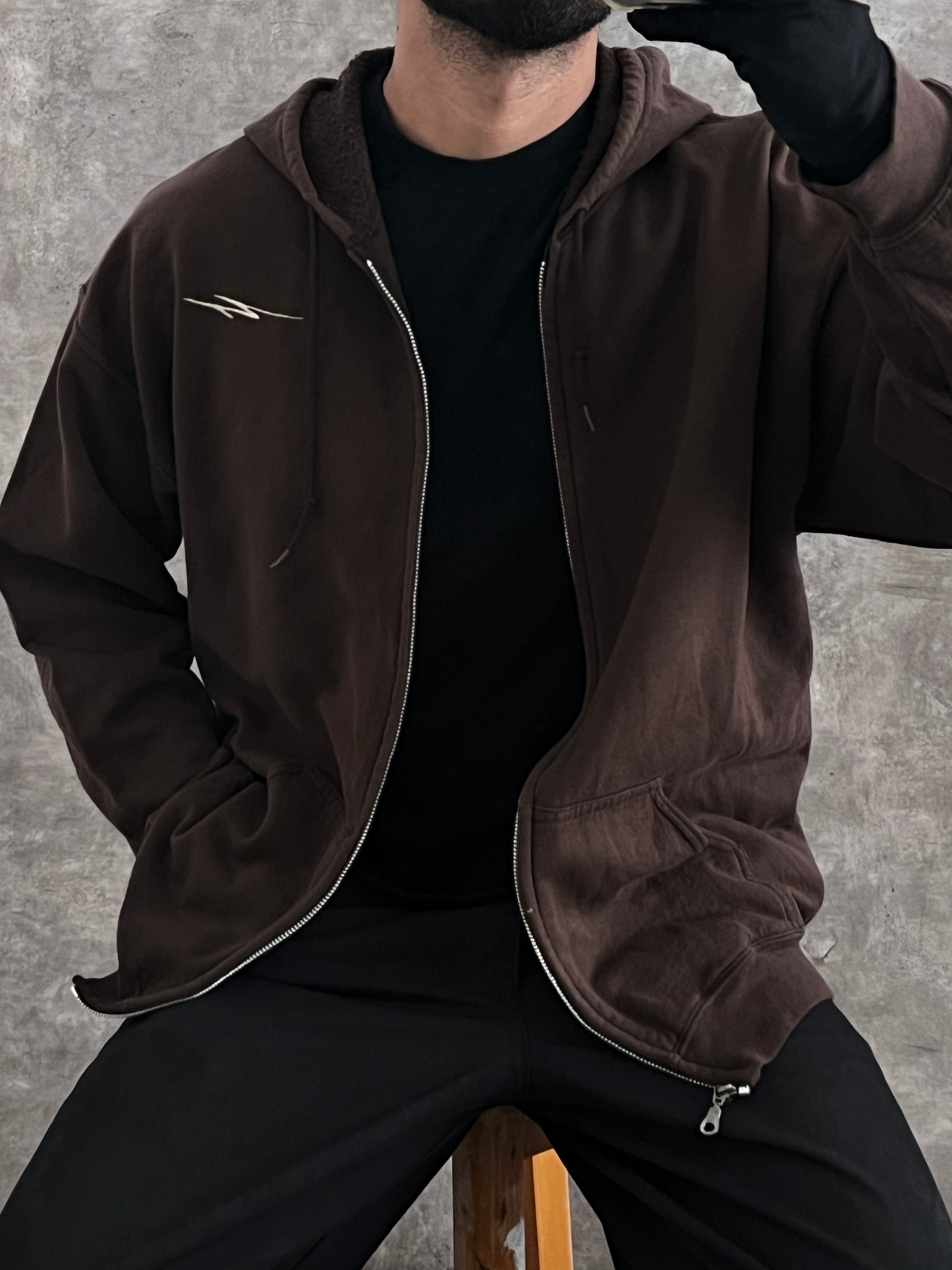 Brown Hoodie (XL)