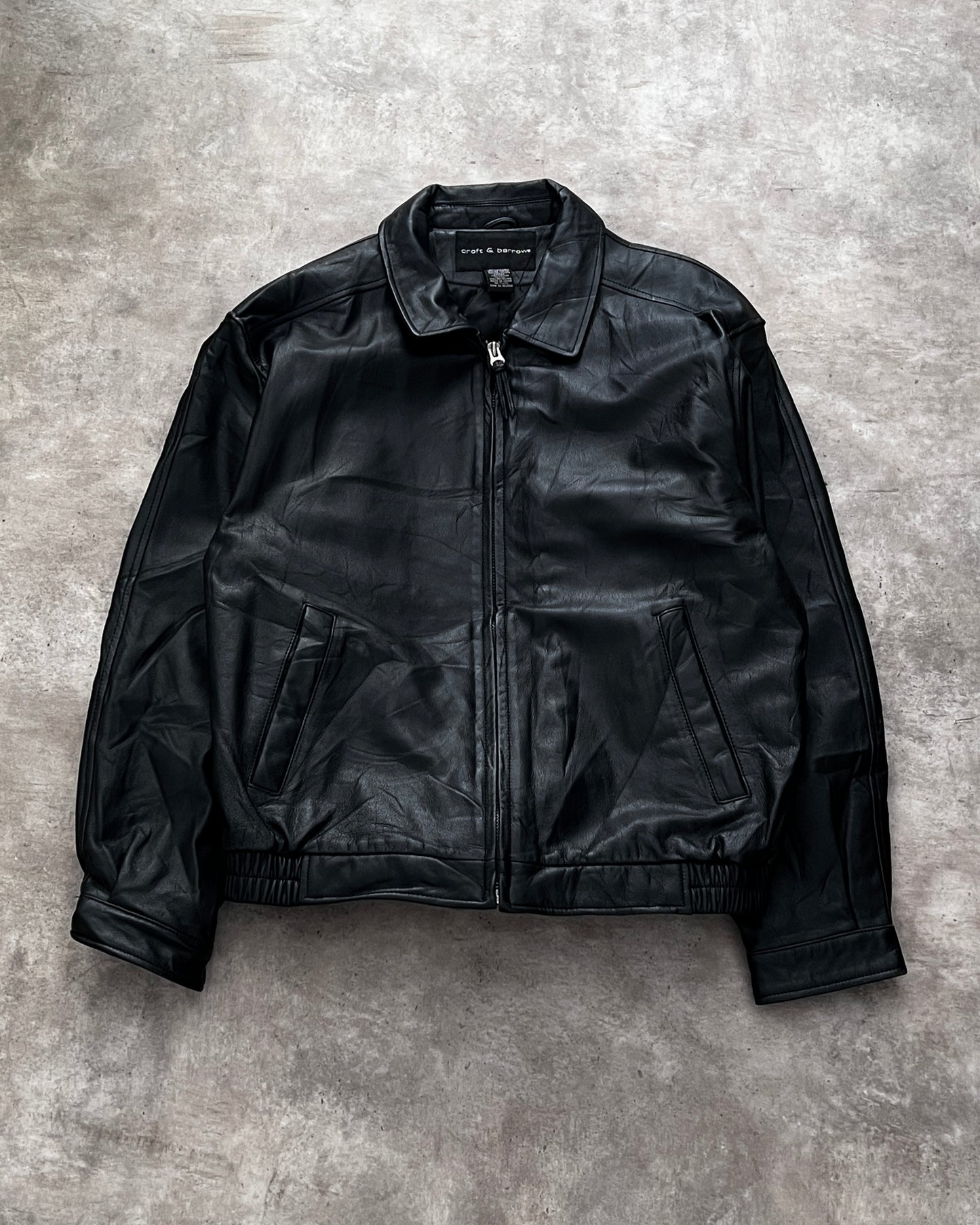 Leather jacket (L)