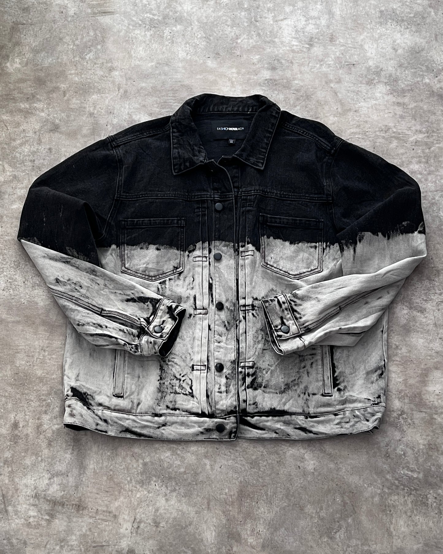 Bicolor denim jacket (XL)