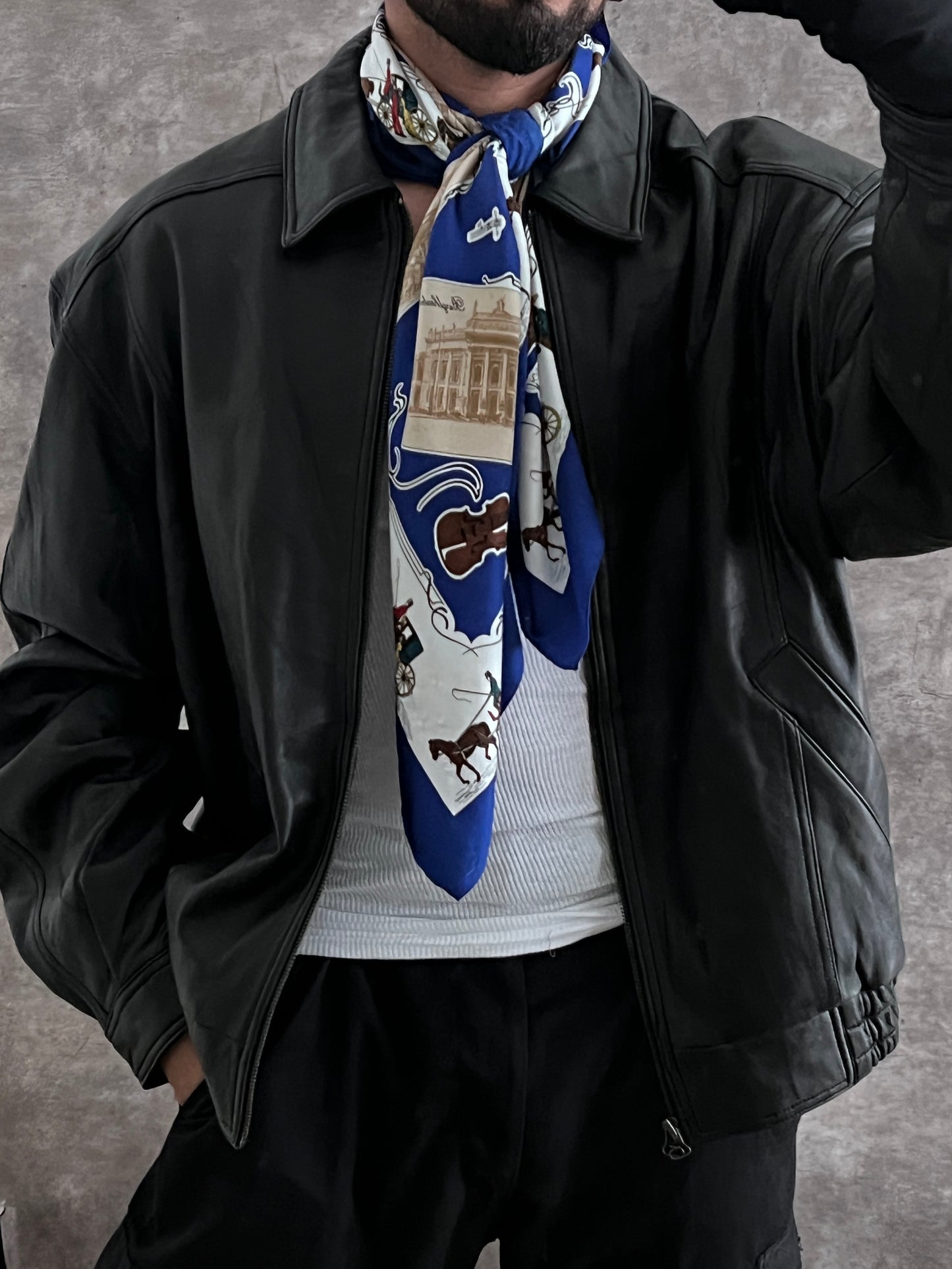 Leather jacket (XL)