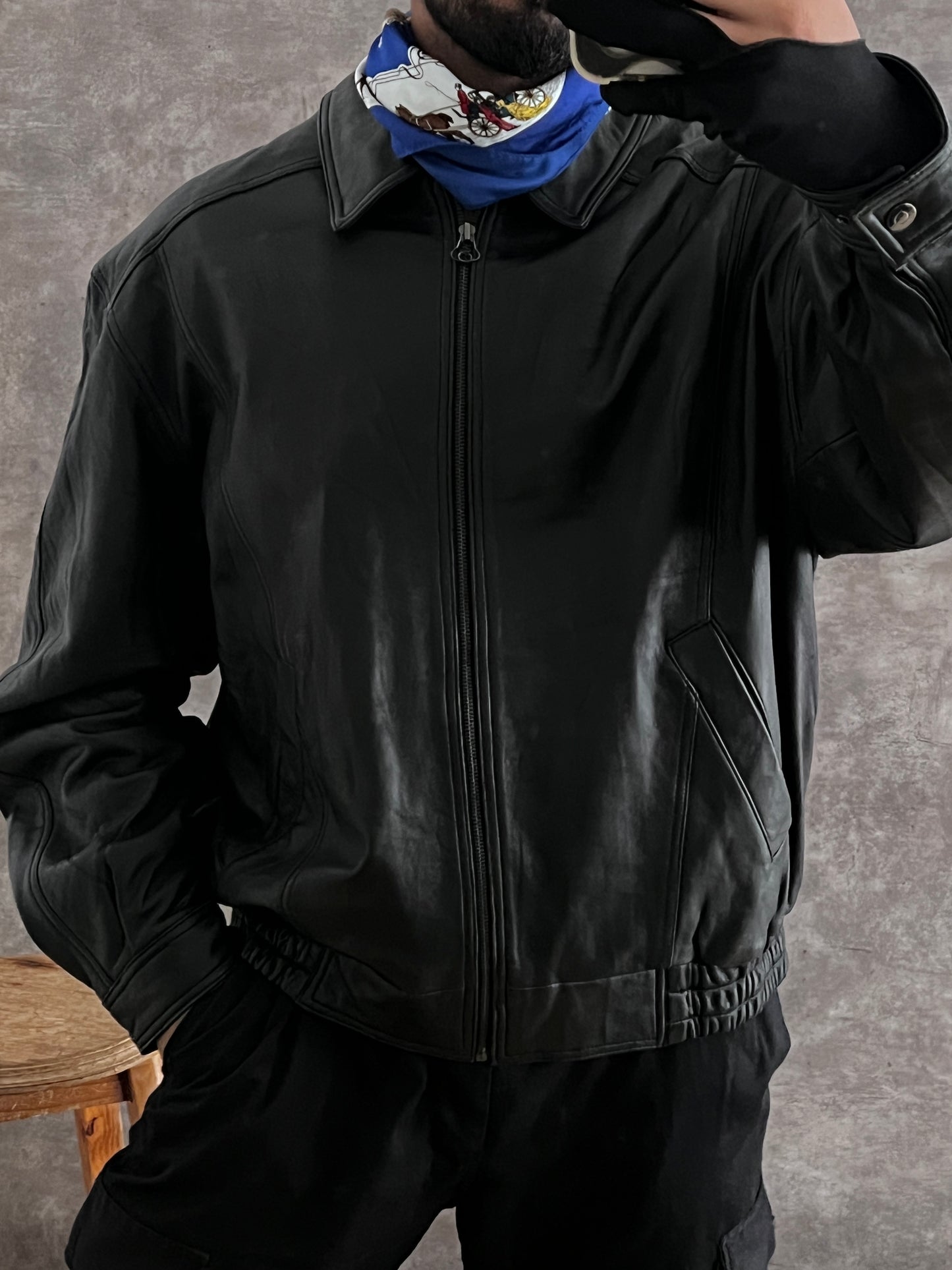 Leather jacket (XL)
