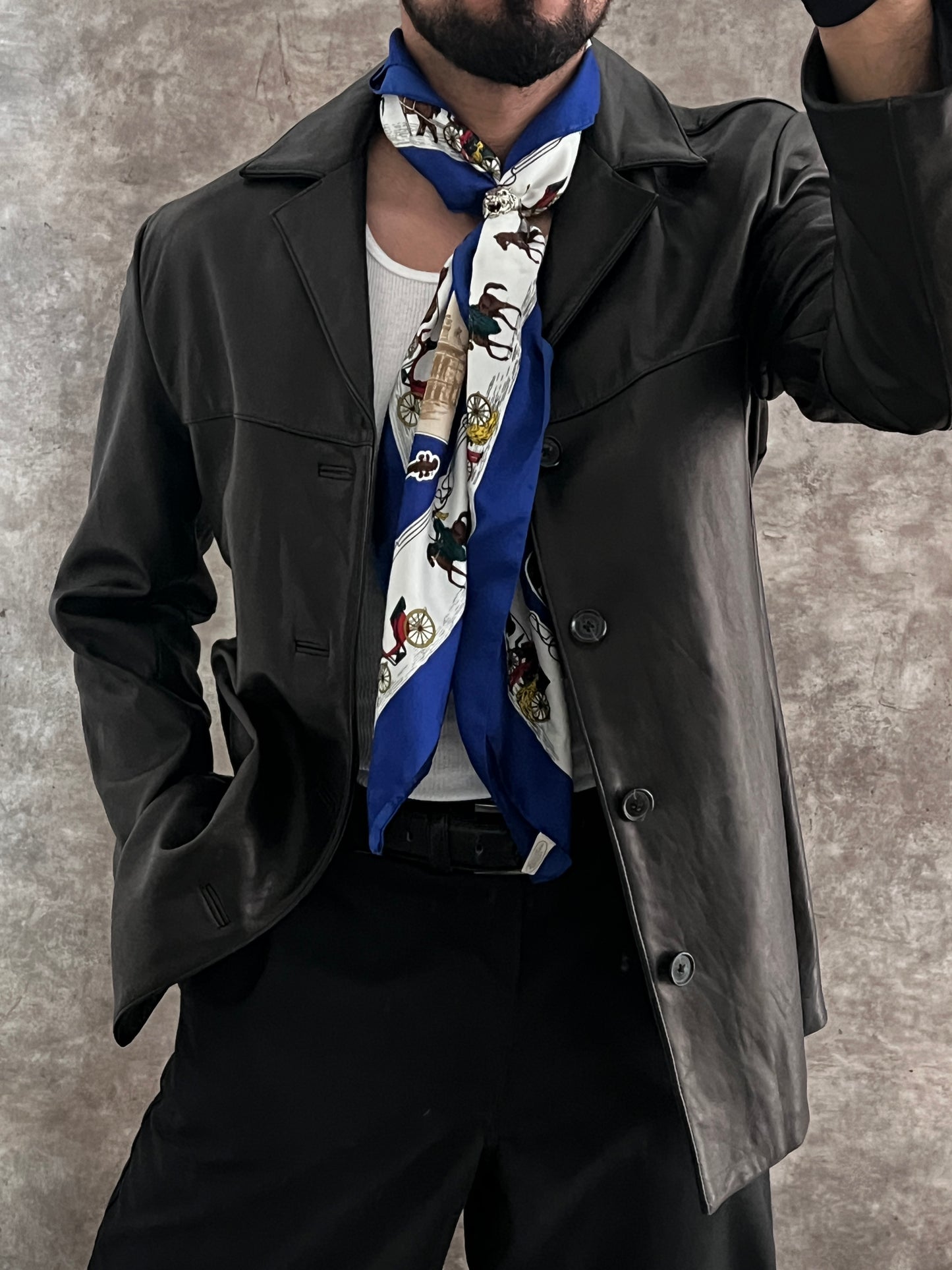 Leather Coat (S)