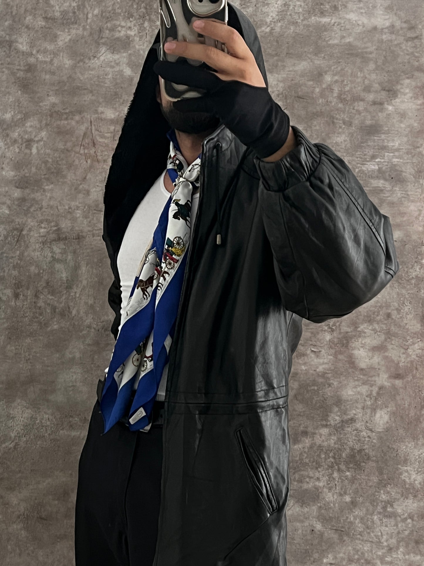 Artist Leather Coat (M)