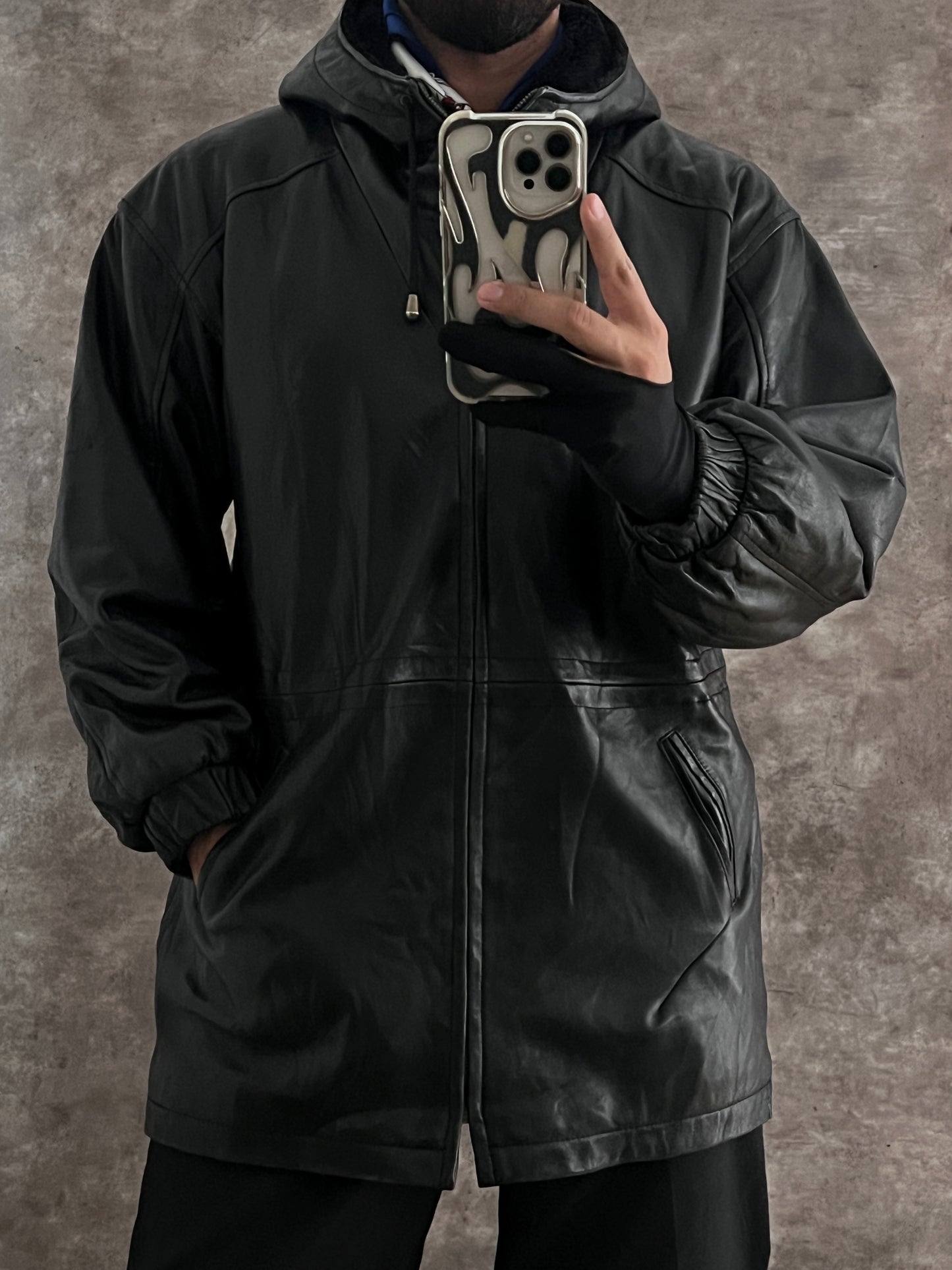 Artist Leather Coat (M)