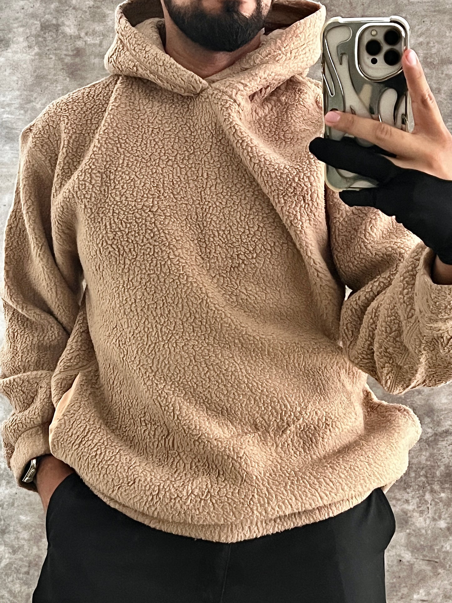 Sherpa Hoodie (L)