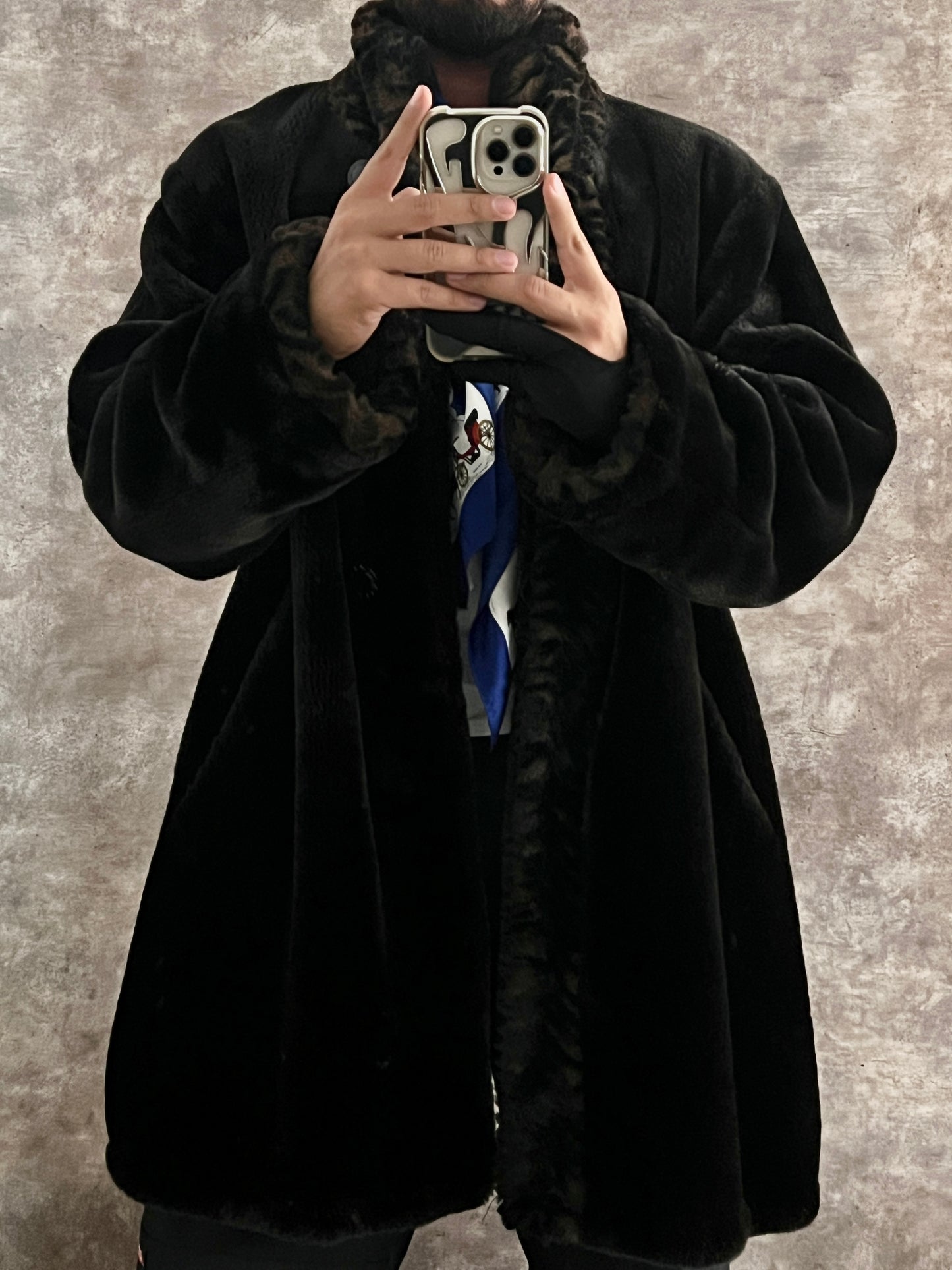 Abrigo de Lujo Faux Fur (XL)