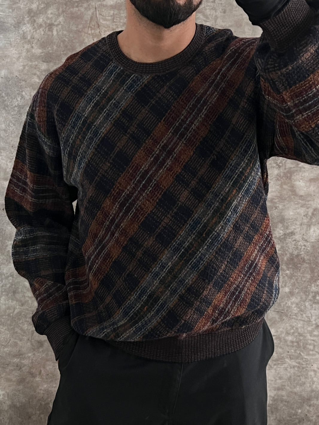 Retro Wool Crewneck (L)