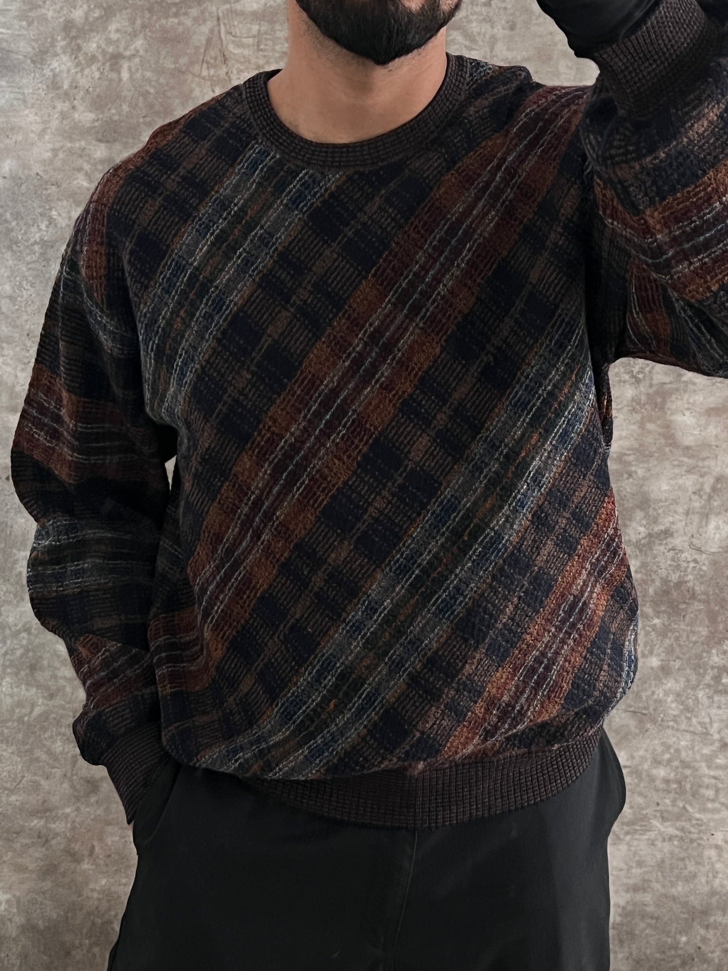 Retro Wool Crewneck (L)