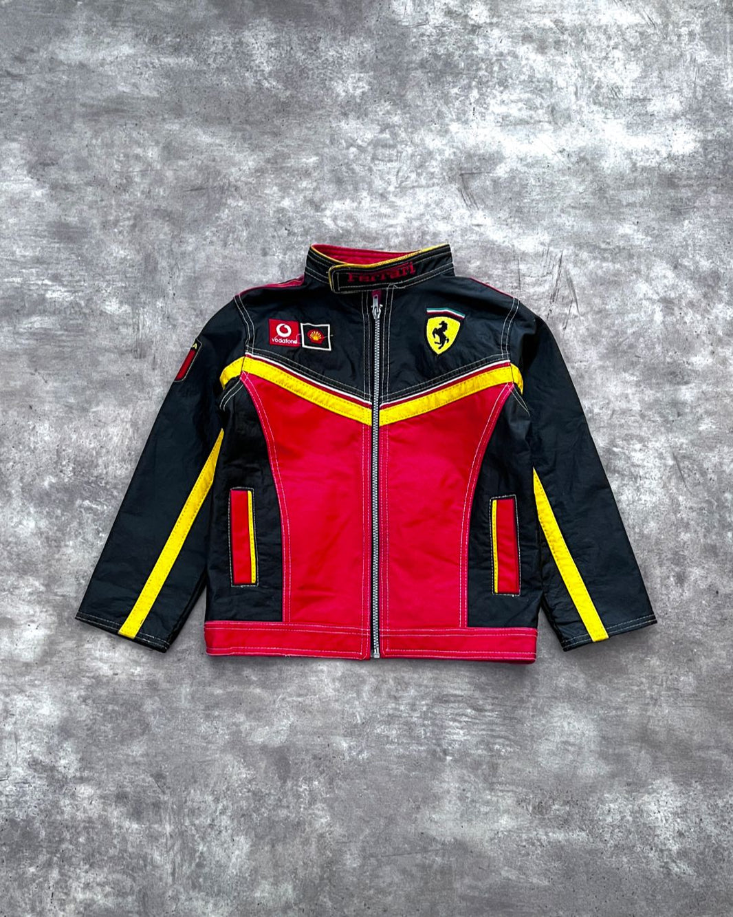 KID FERRARI LEATHER JACKET (M)