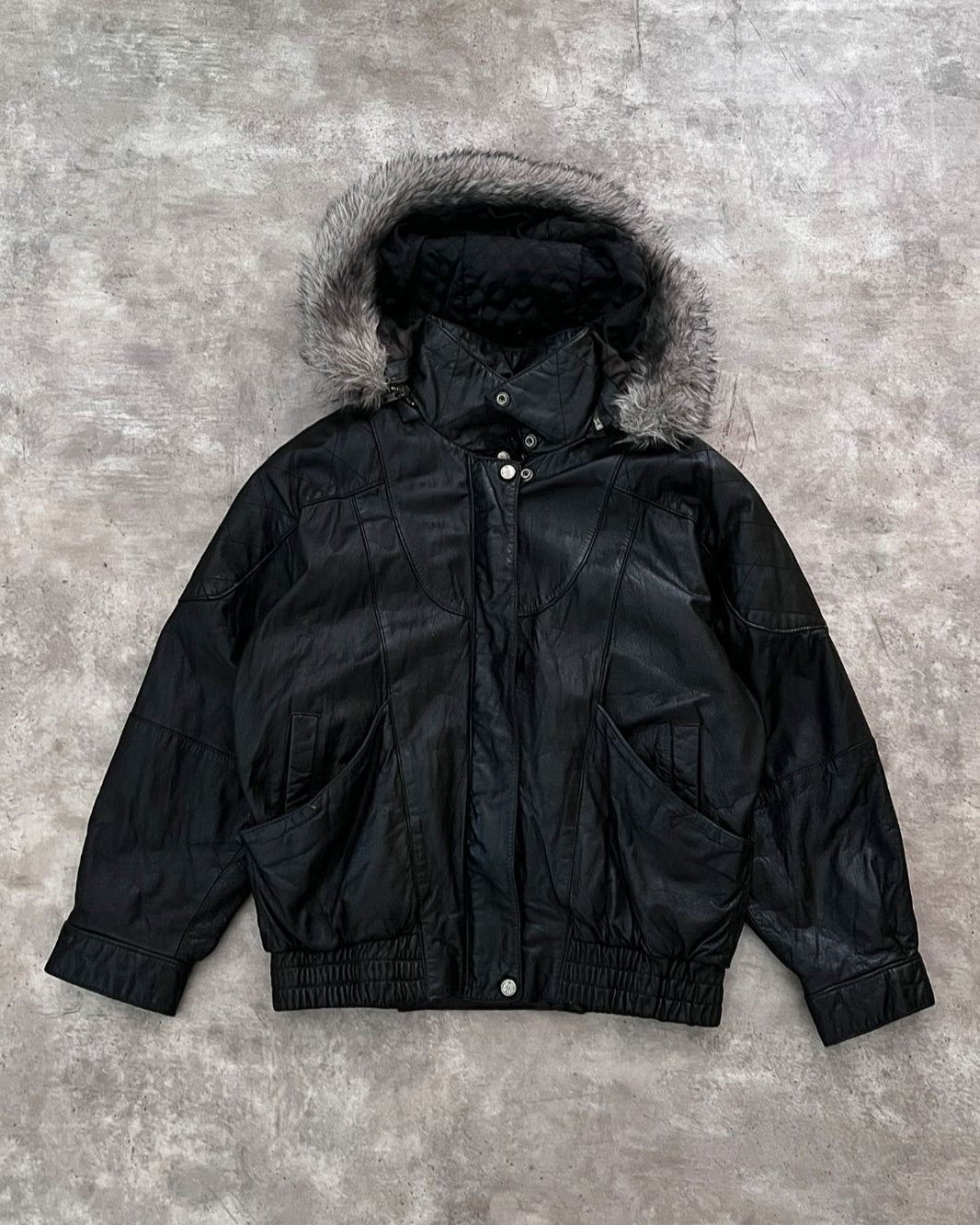 KOREAN LEATHER JACKET (S)