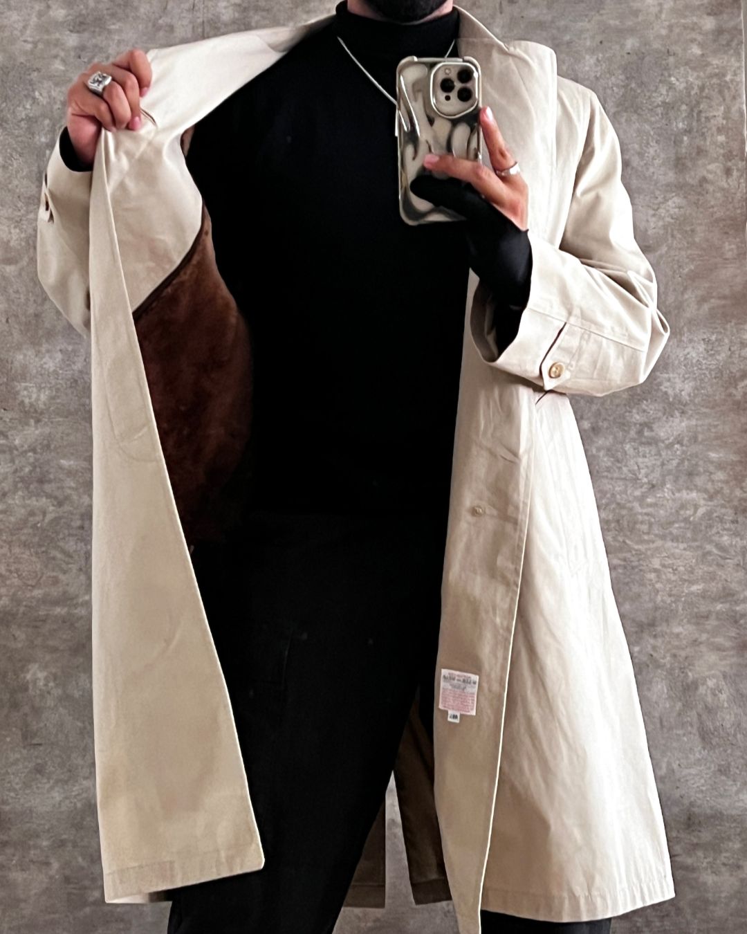 GABARDINA CLASSY FORRO INT (XL)