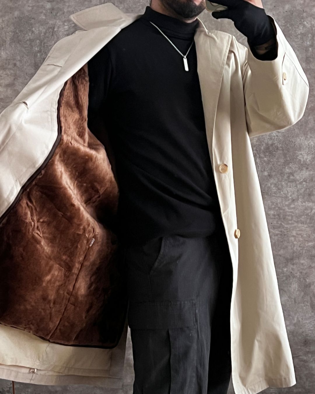 GABARDINA CLASSY FORRO INT (XL)