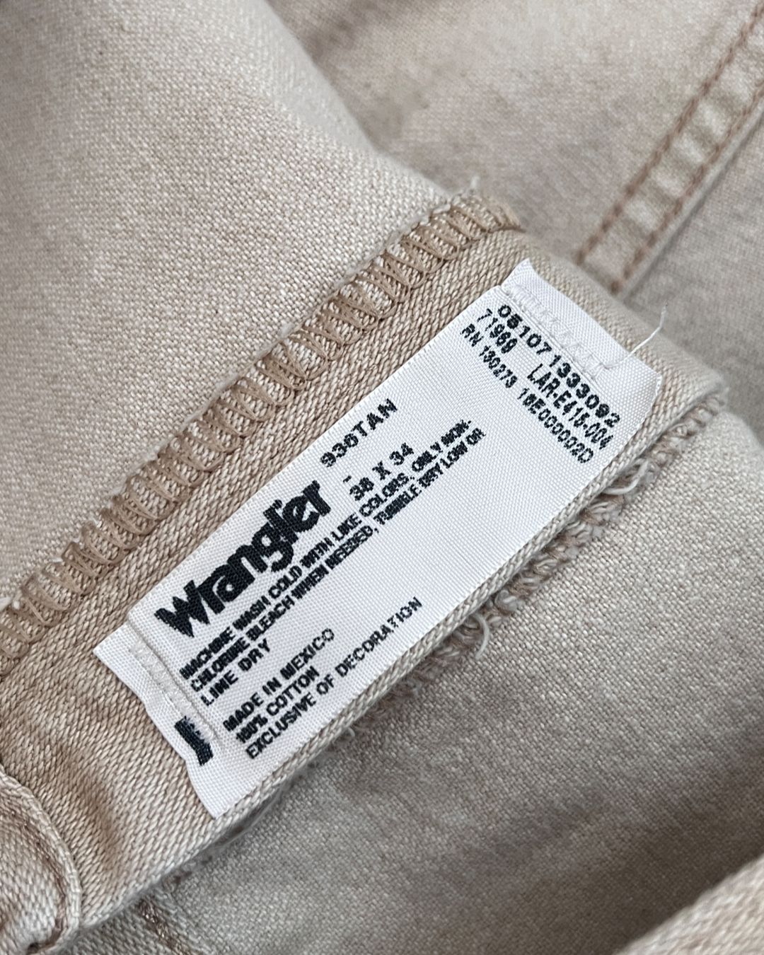 WRANGLER WORK JEANS (38X34)