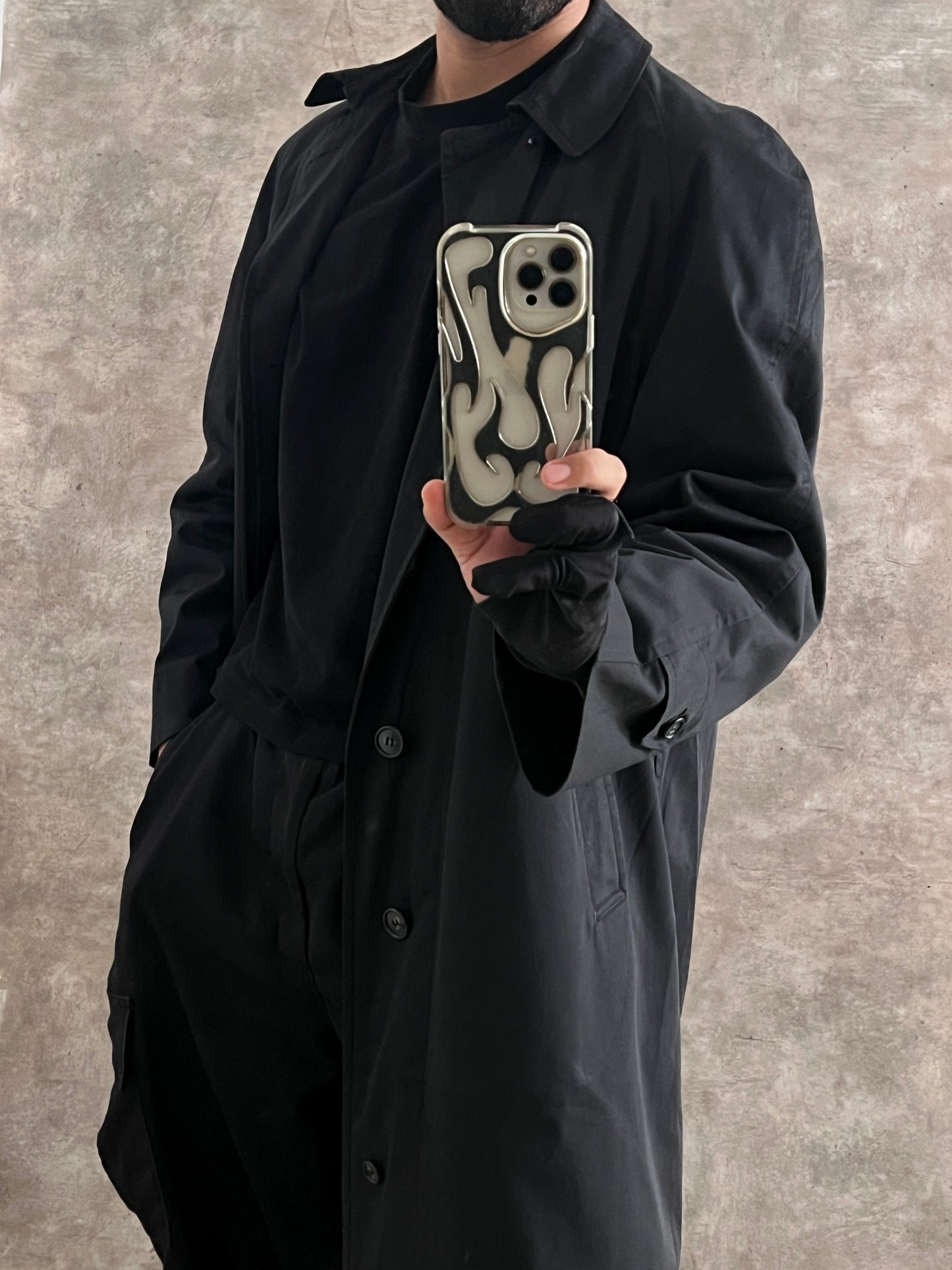 Gabardina black (L)