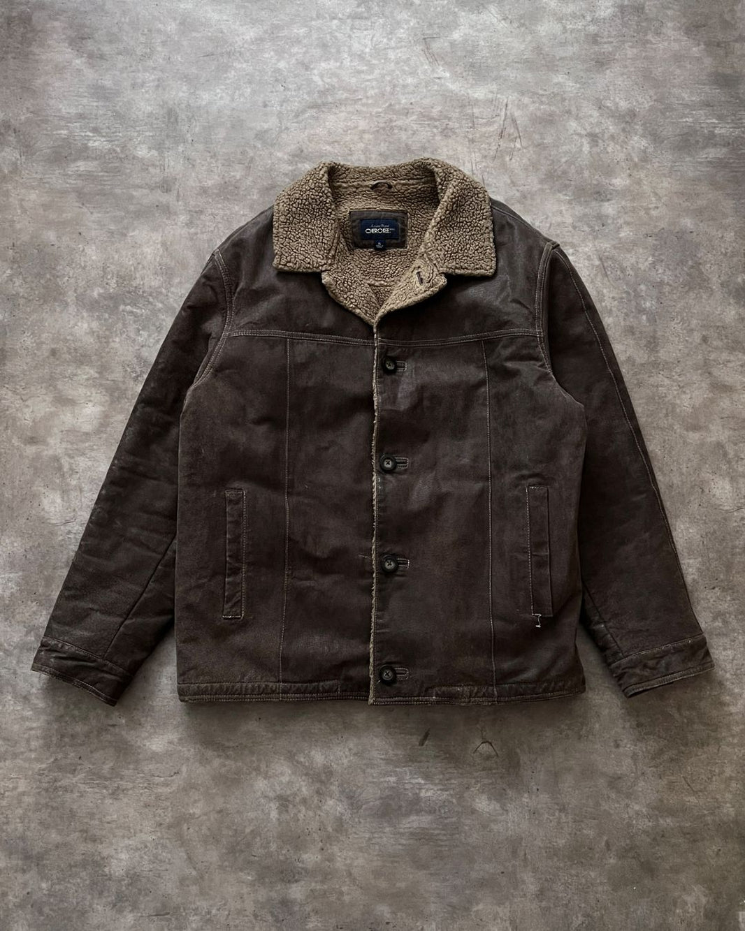 COWBOY LEATHER WESTERN JACKET (XL)