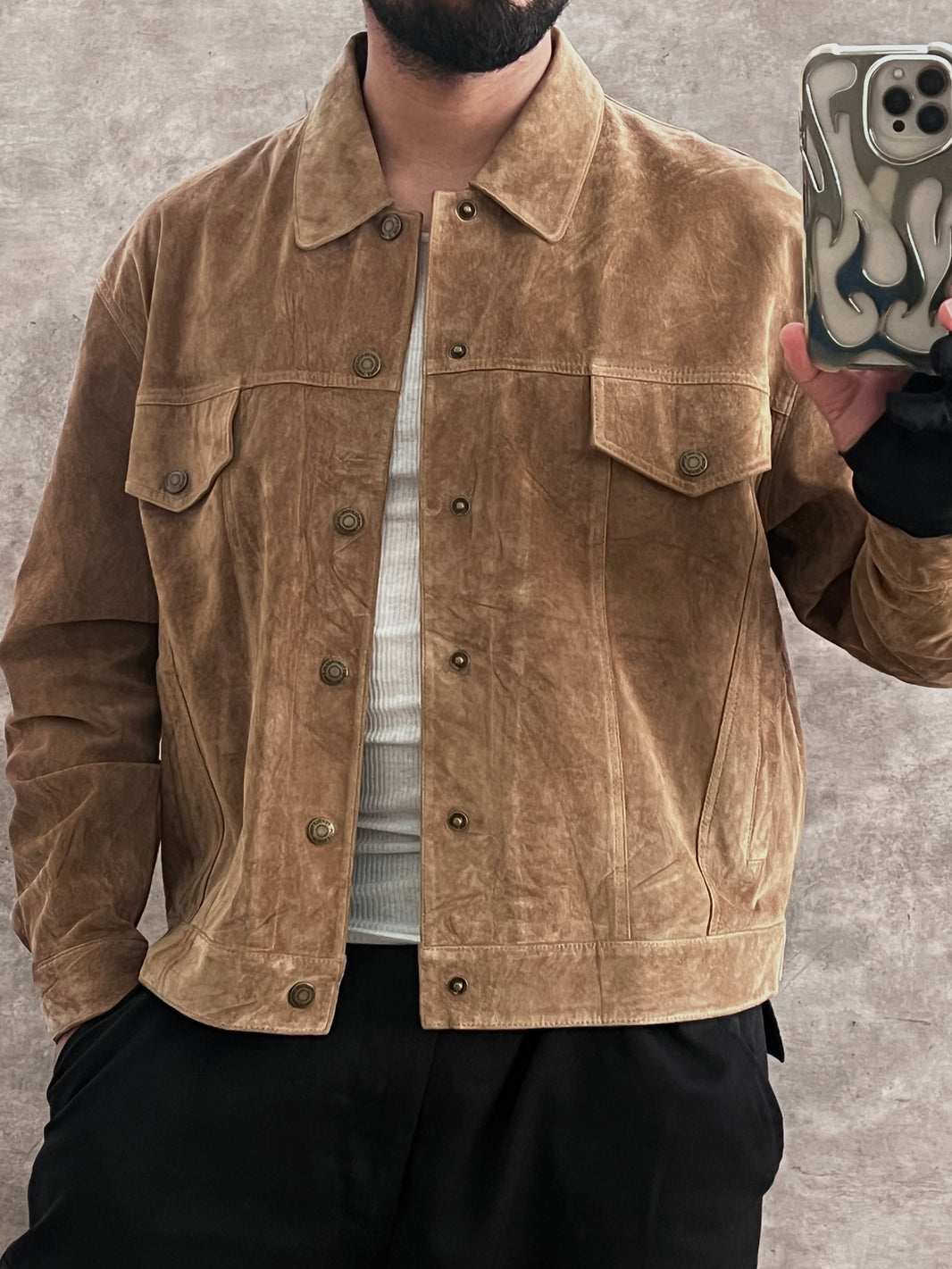 Leather Jacket (L)