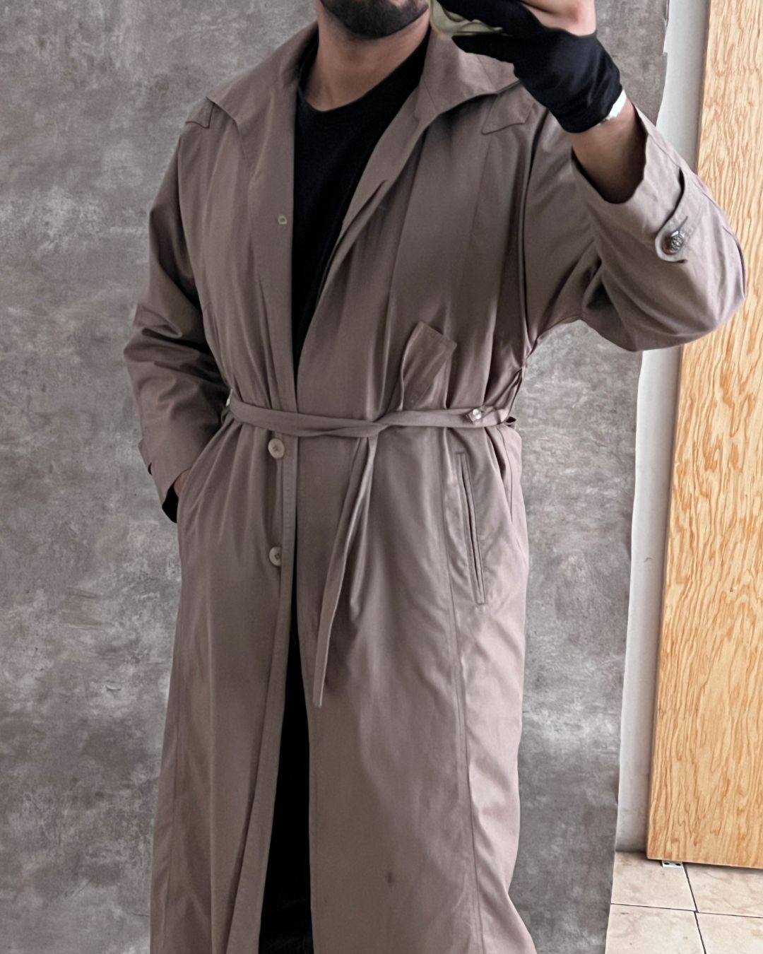 BEIGE CLASSIC GABARDINA (S)