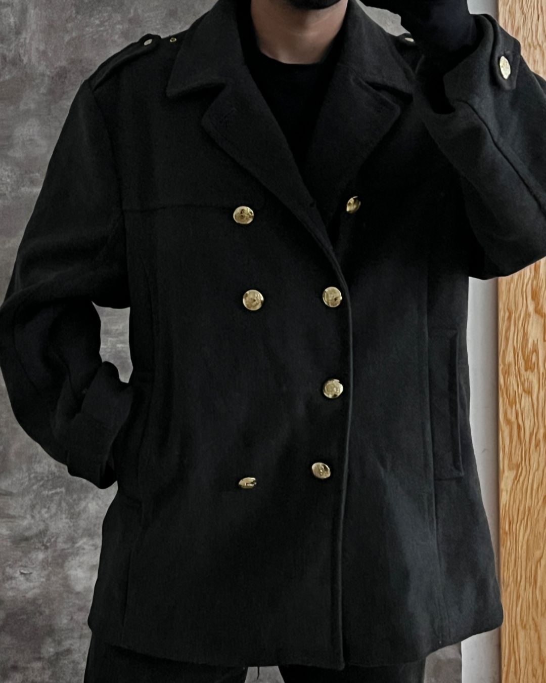 MILITARY WOOL COAT (2XL)
