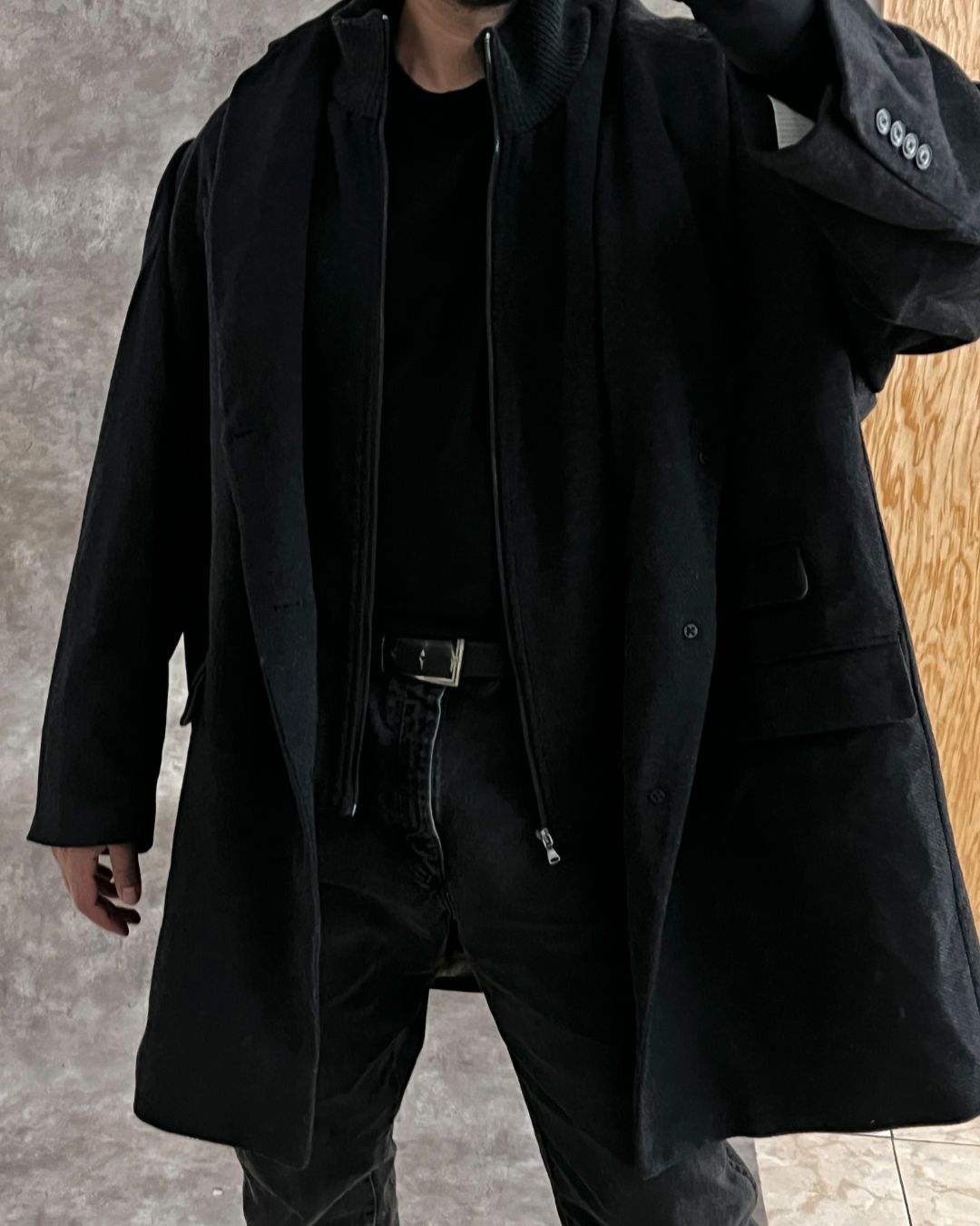 BLACK GABARDINA DOUBLE (3XL)