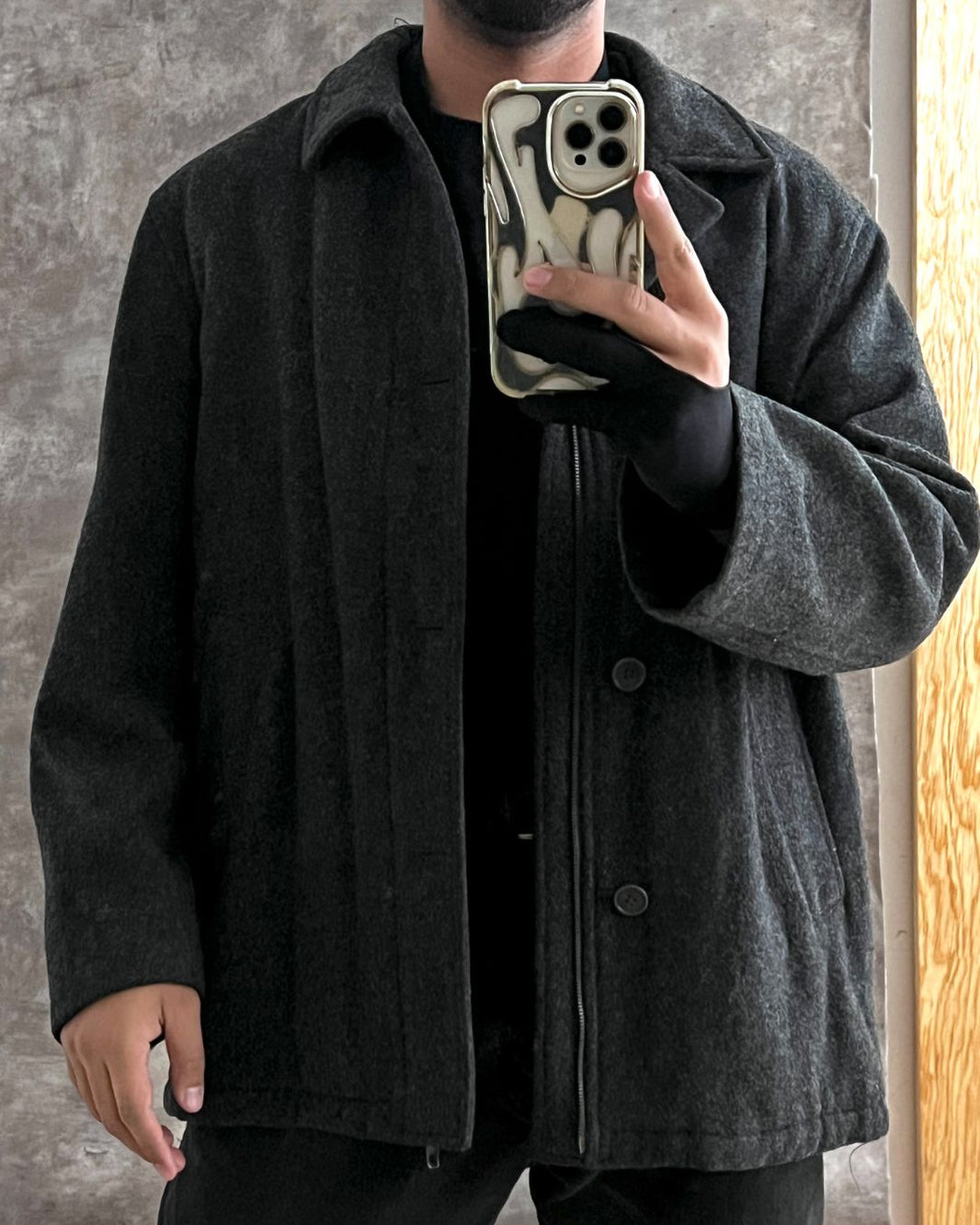 CLASSIC WOOL COAT (XL)