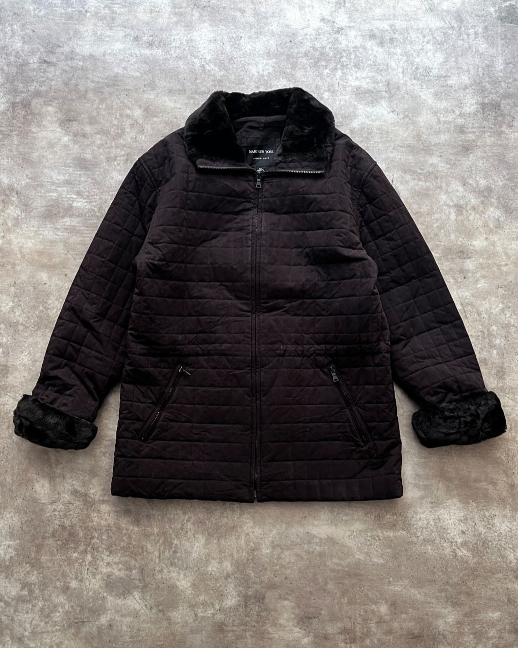 CLASSIC FAUX FUR JACKET (M)