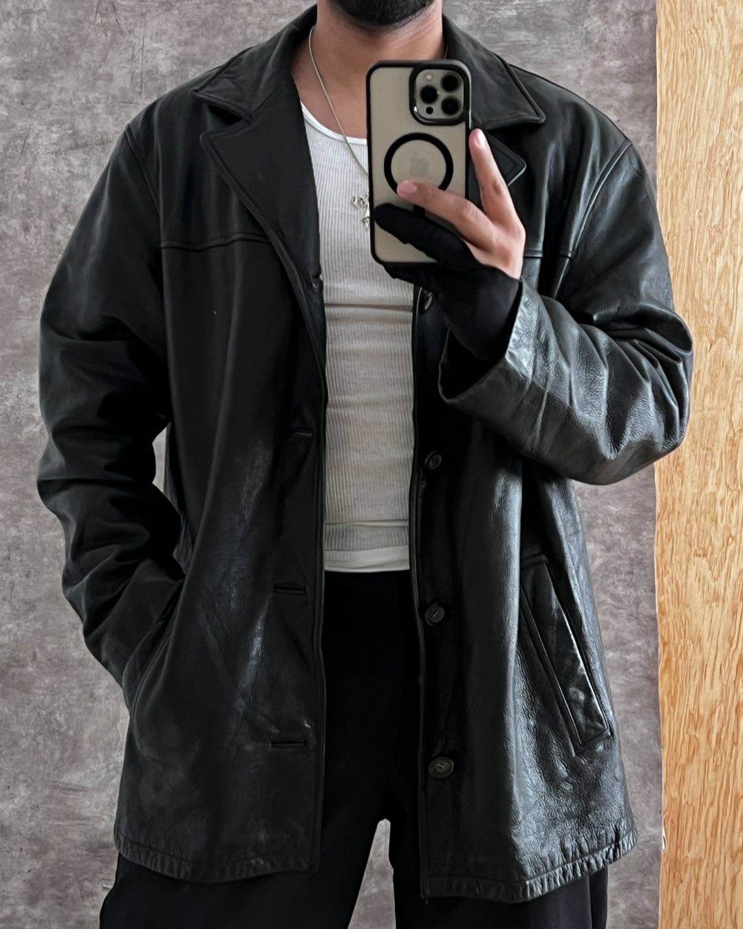 GUESS LEATHER GABARDINE (XL)