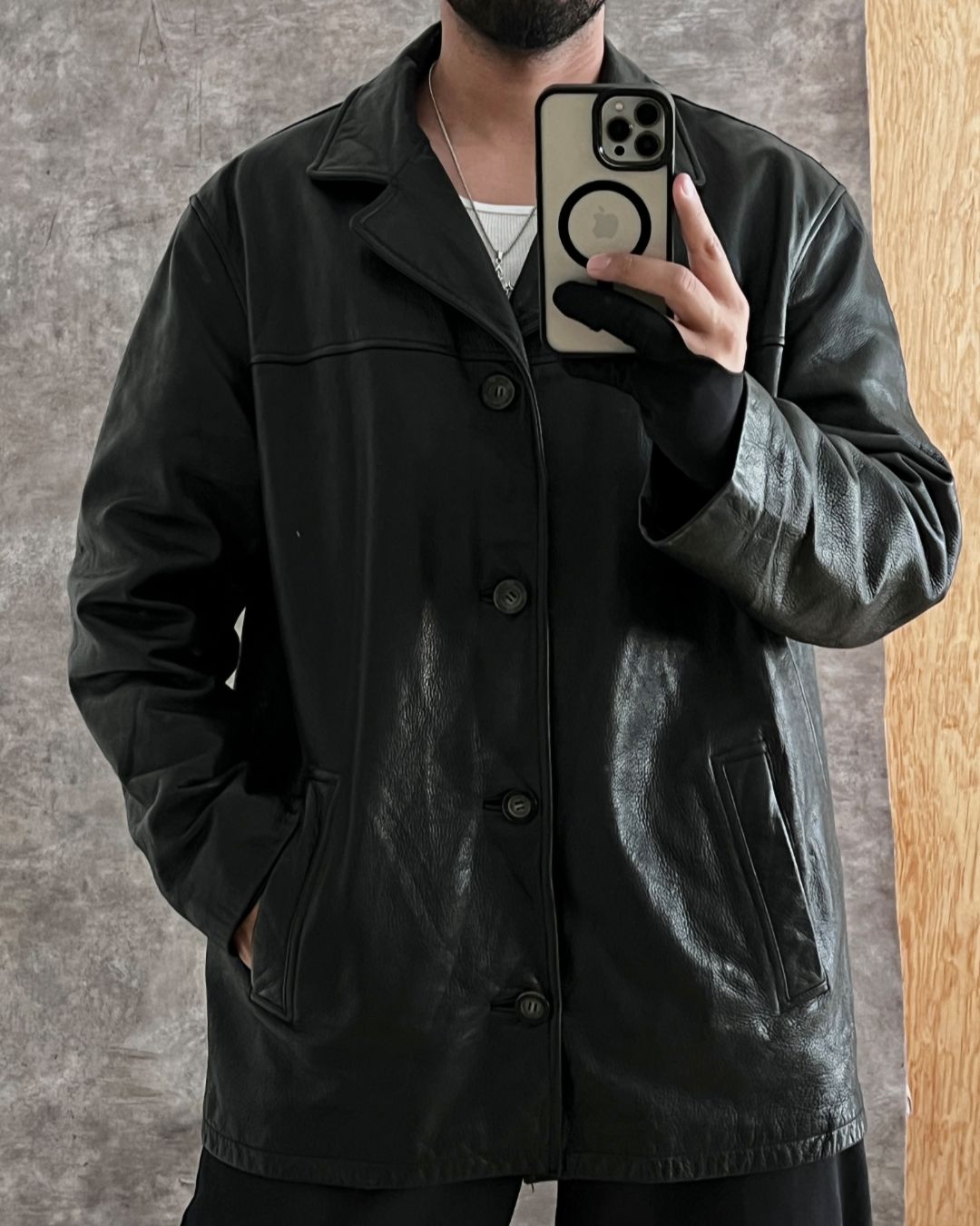 GUESS LEATHER GABARDINE (XL)