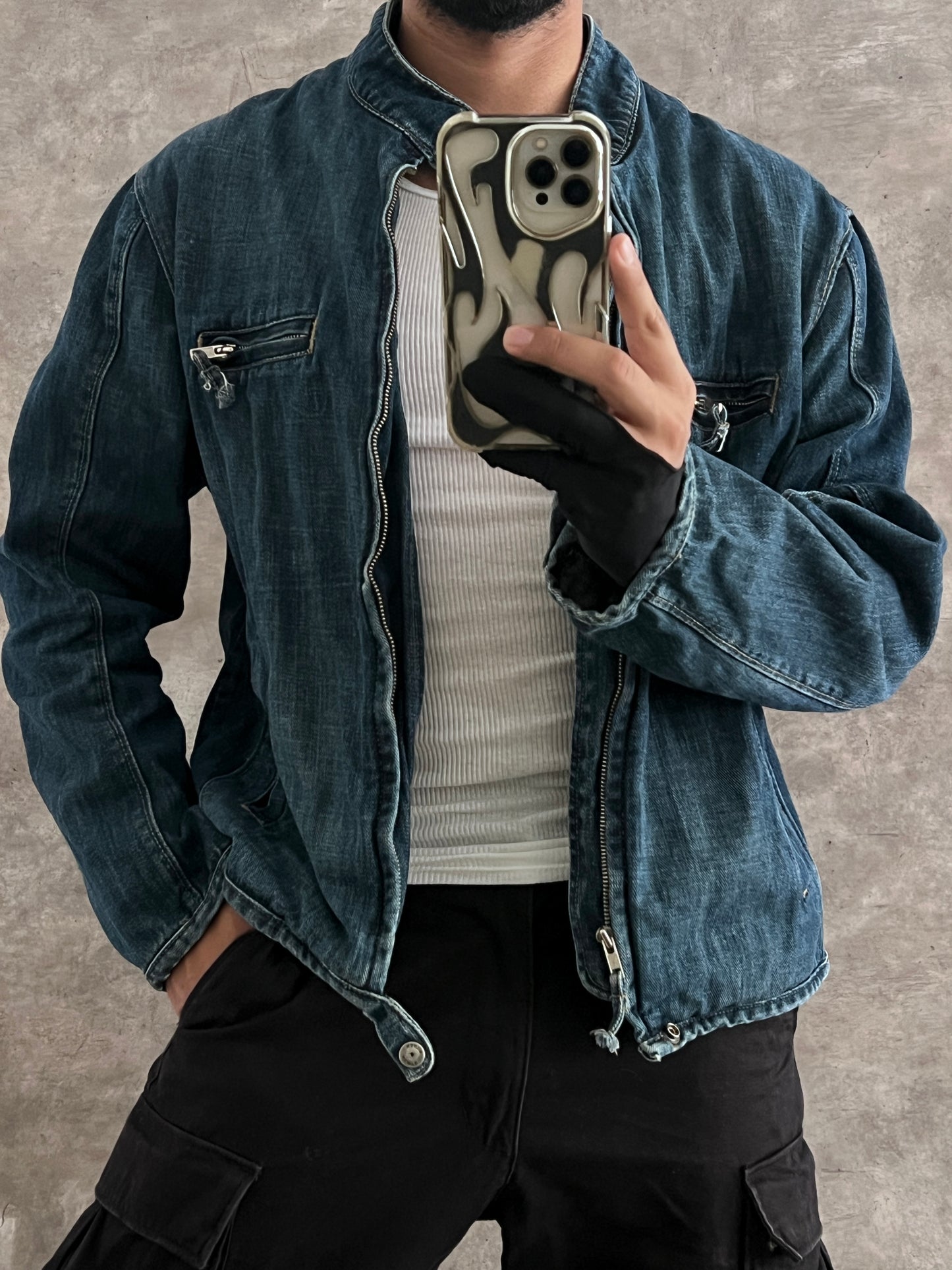 WORK DENIM JACKET SP (L)